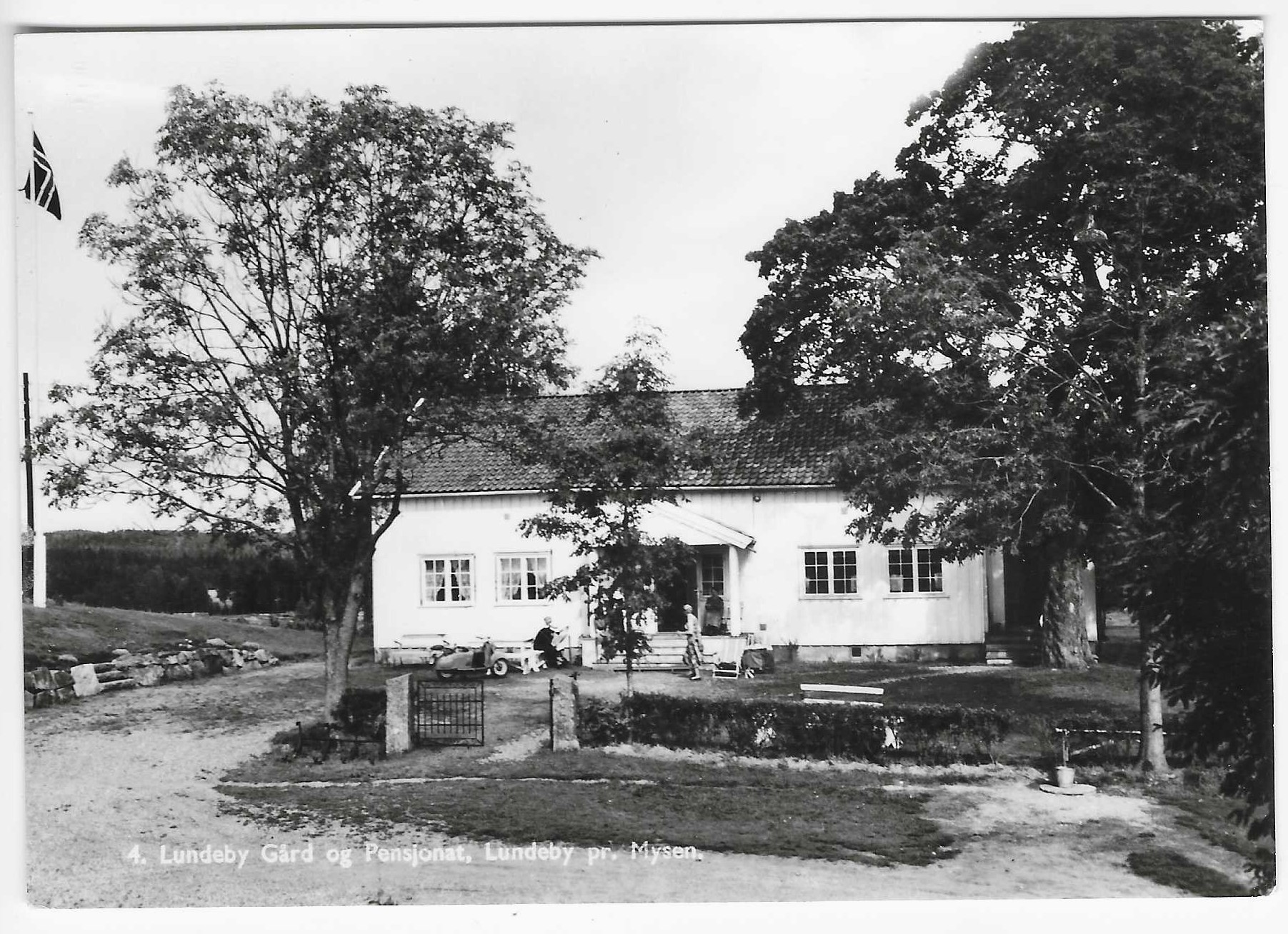 Lundeby Gård og Pensjonat. Lundeby pr.Mysen.  Egen utg.?