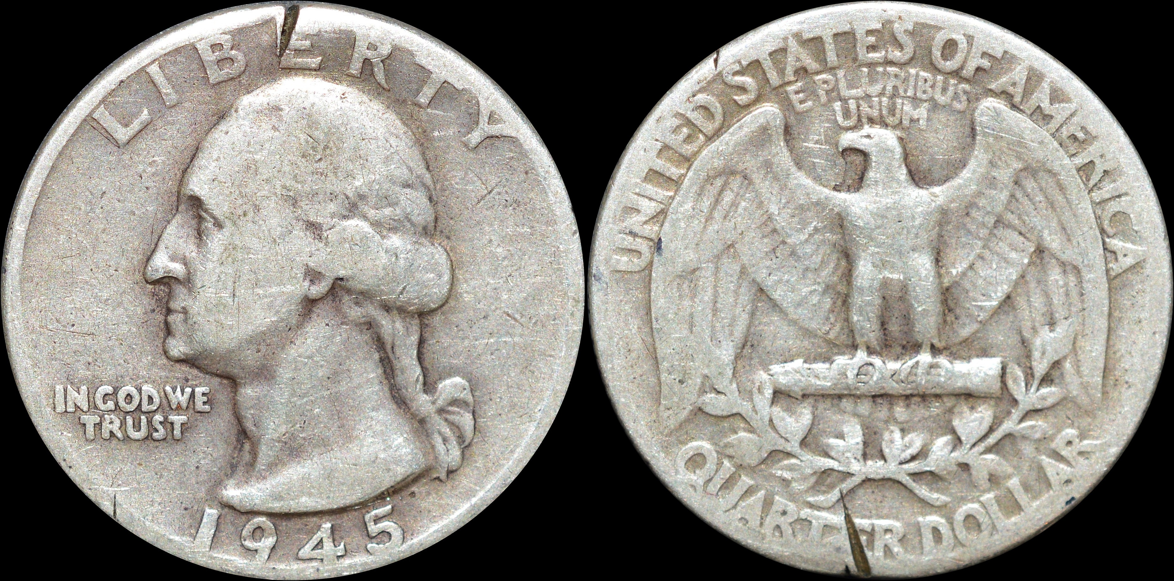 NorCollect: USA 1 Quarter 1945 Sølv