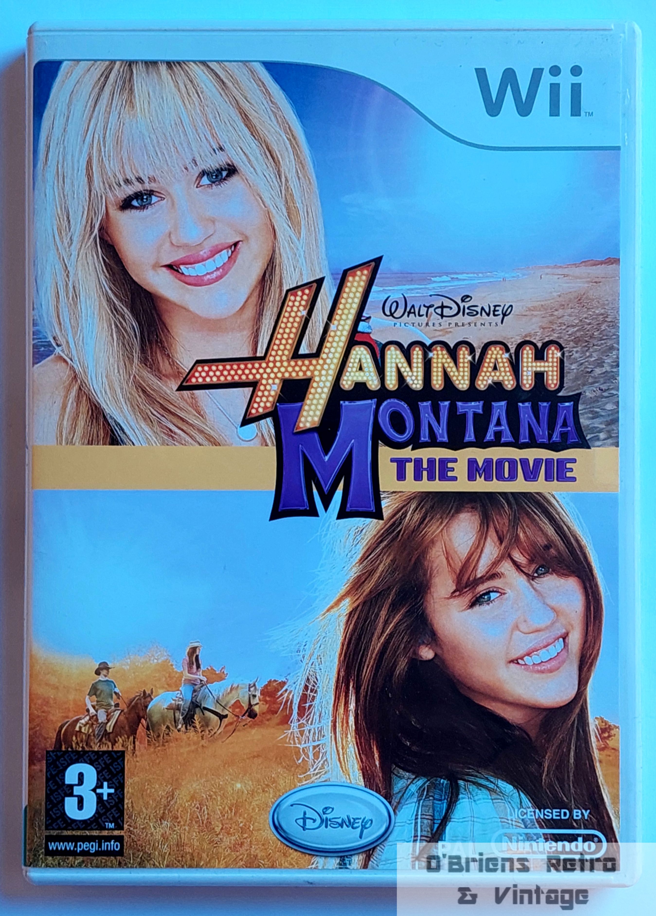 Hannah Montana The Movie - Disney - PAL - Nintendo Wii