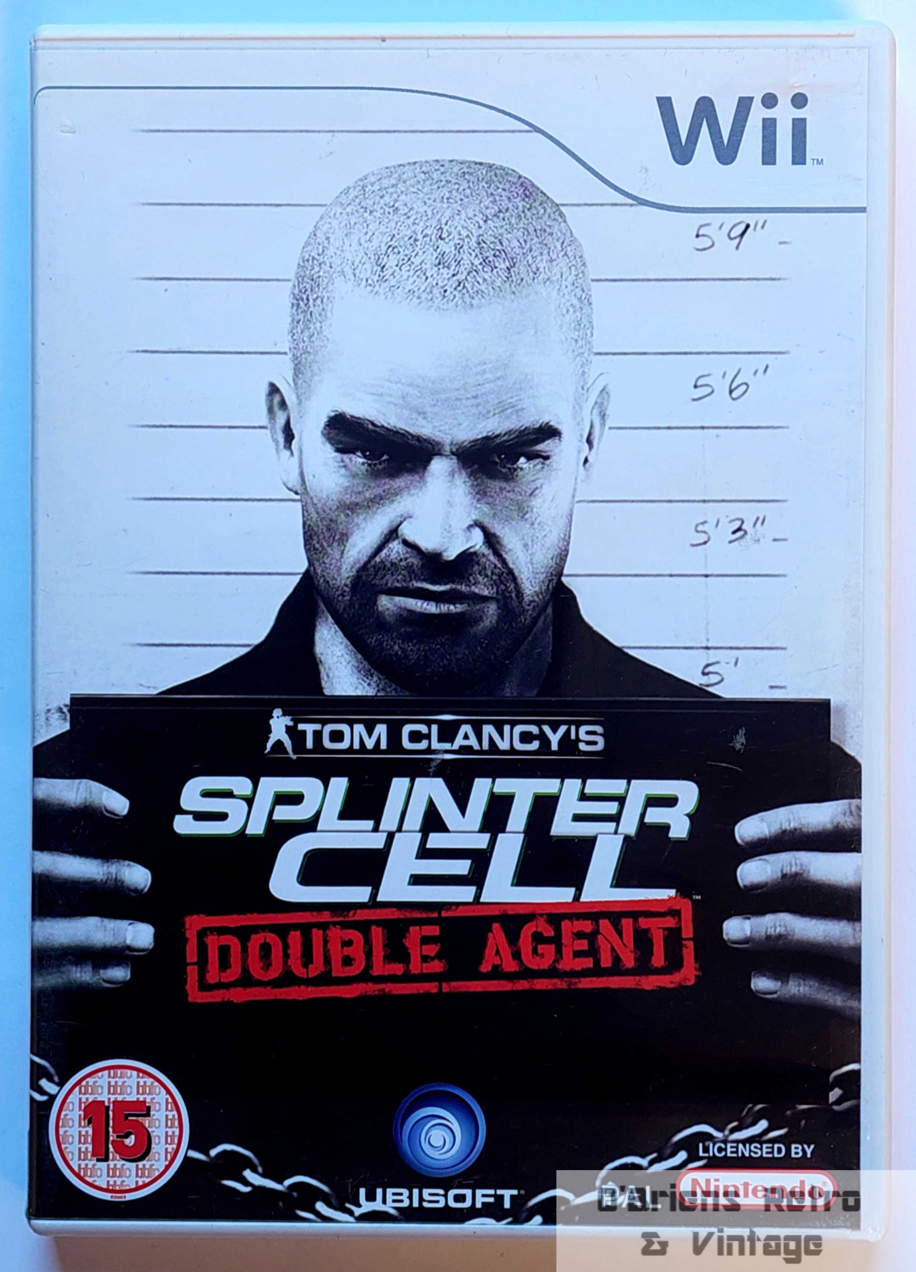 Tom Clancy's Splinter Cell Double Agent - Ubisoft - PAL - Nintendo Wii