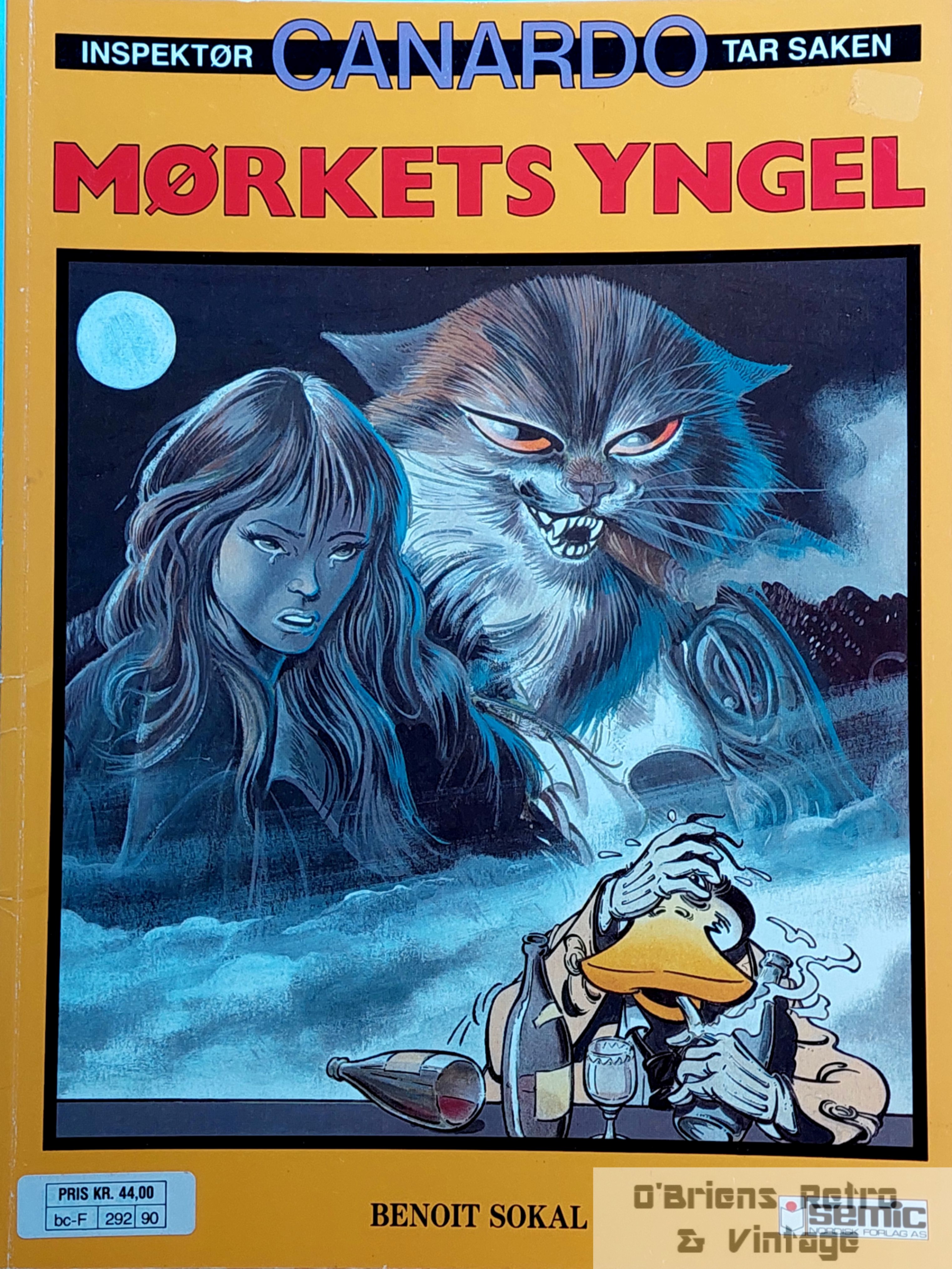 Inspektør Canardo - Mørkets yngel - Semic - 1988