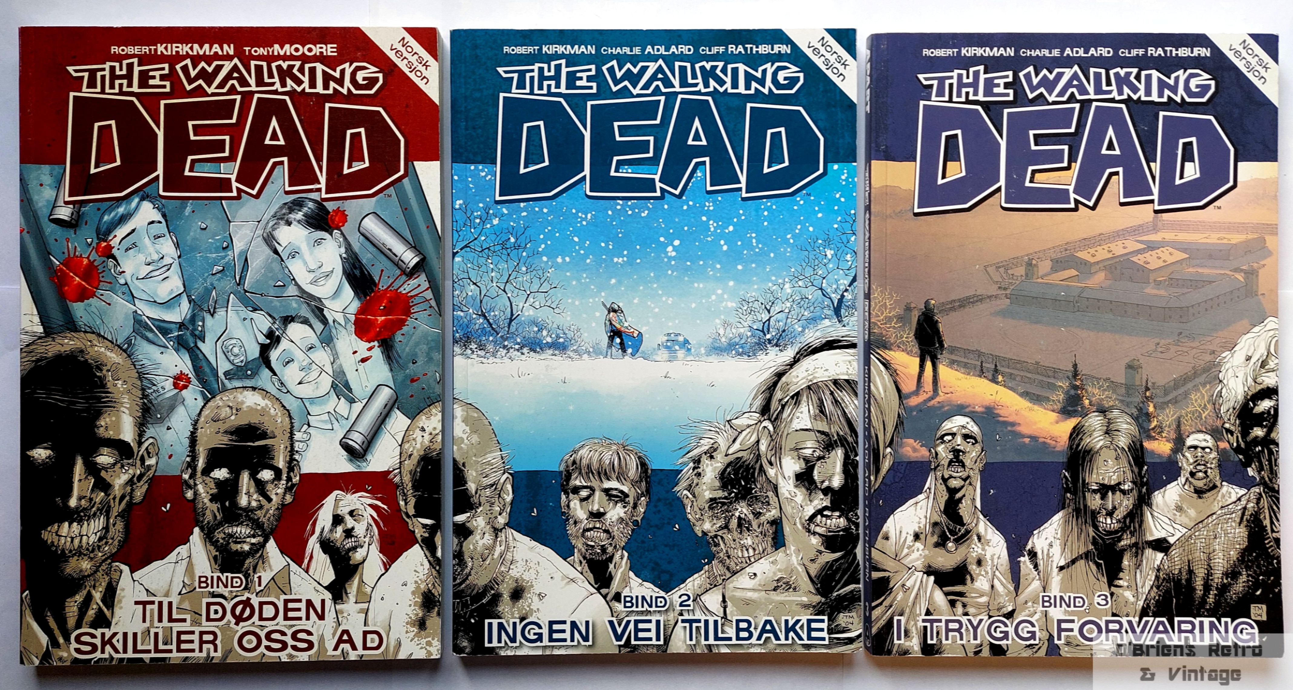 The Walking Dead - Bind 1, 2 og 3 - Norsk versjon - 1. opplag