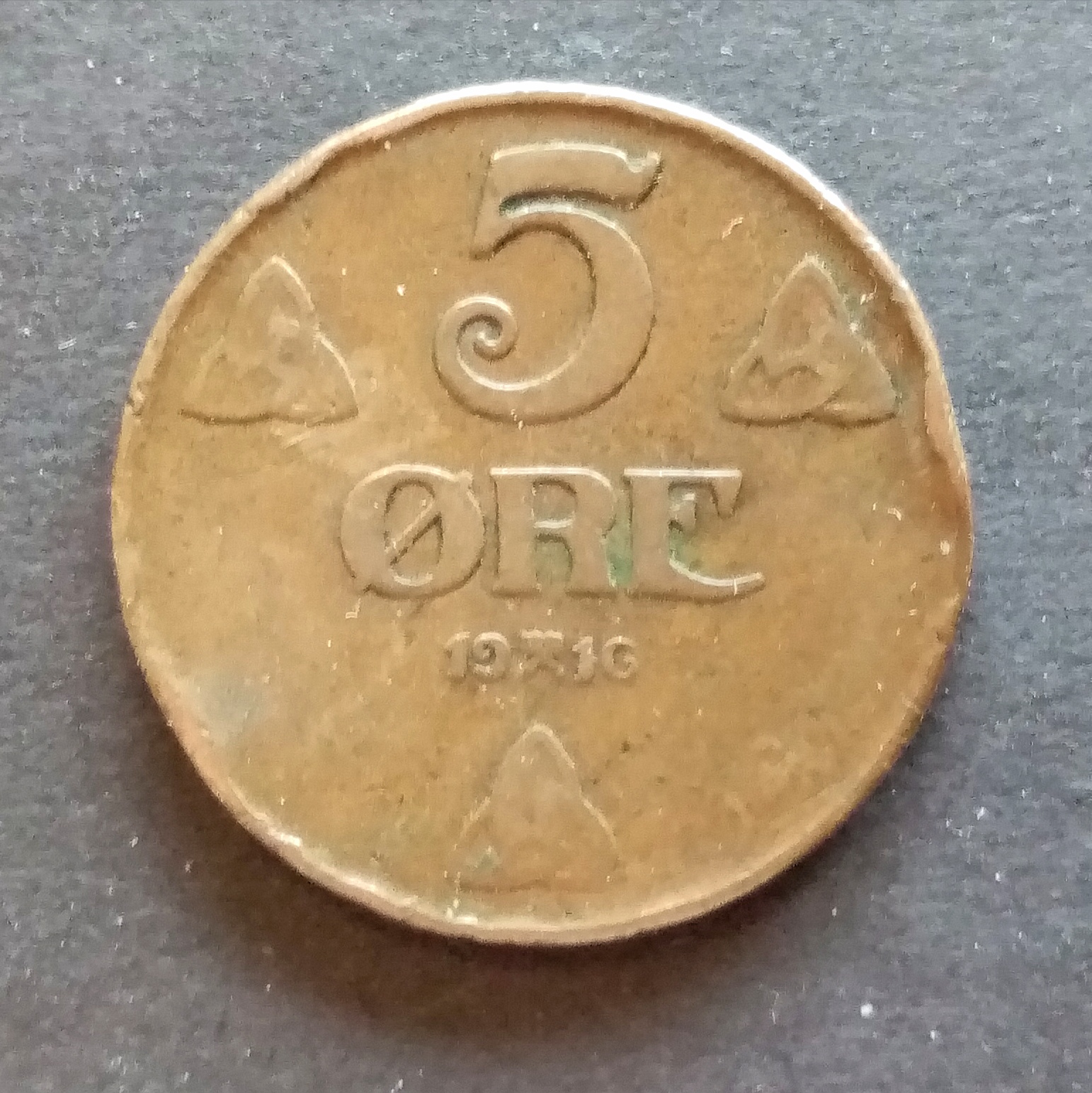5 Øre 1916