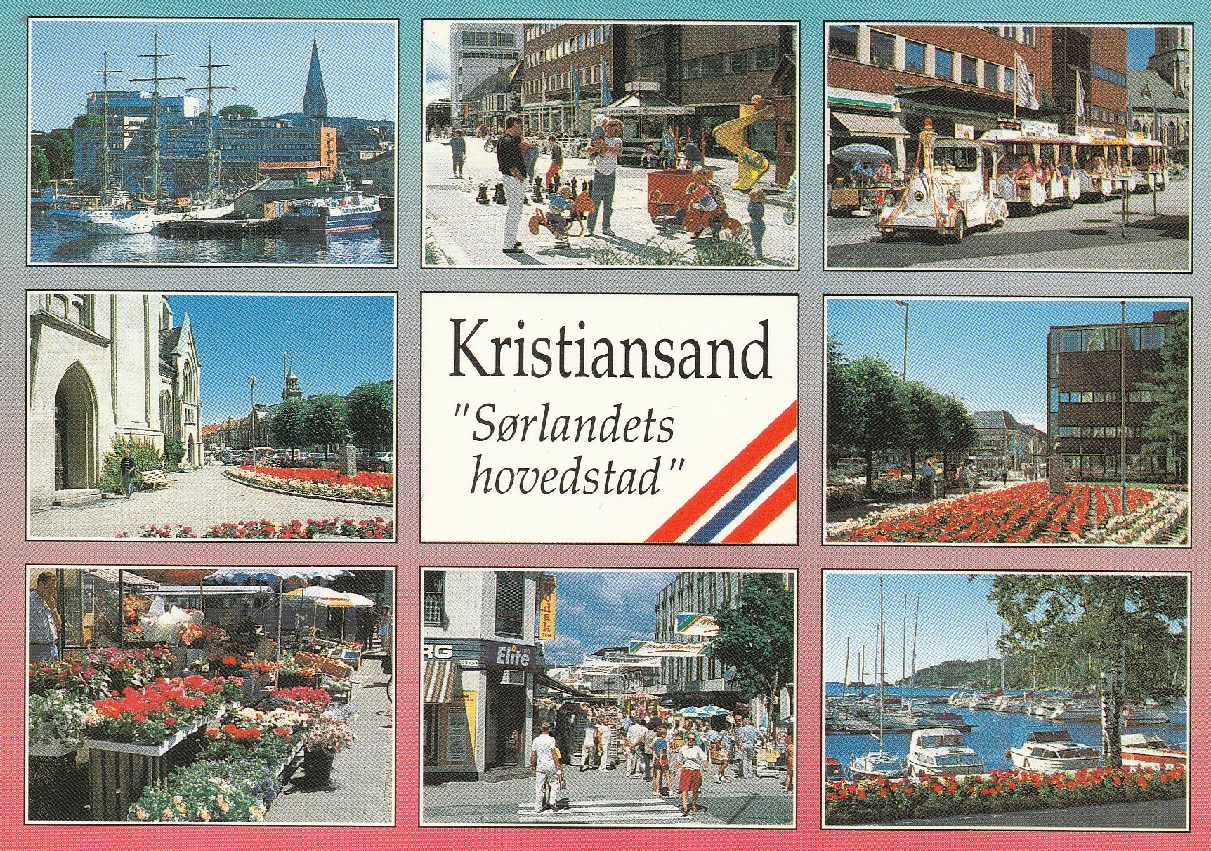 Kristiansand . "Sørlandets hovedstad"  Aune M-13932-1