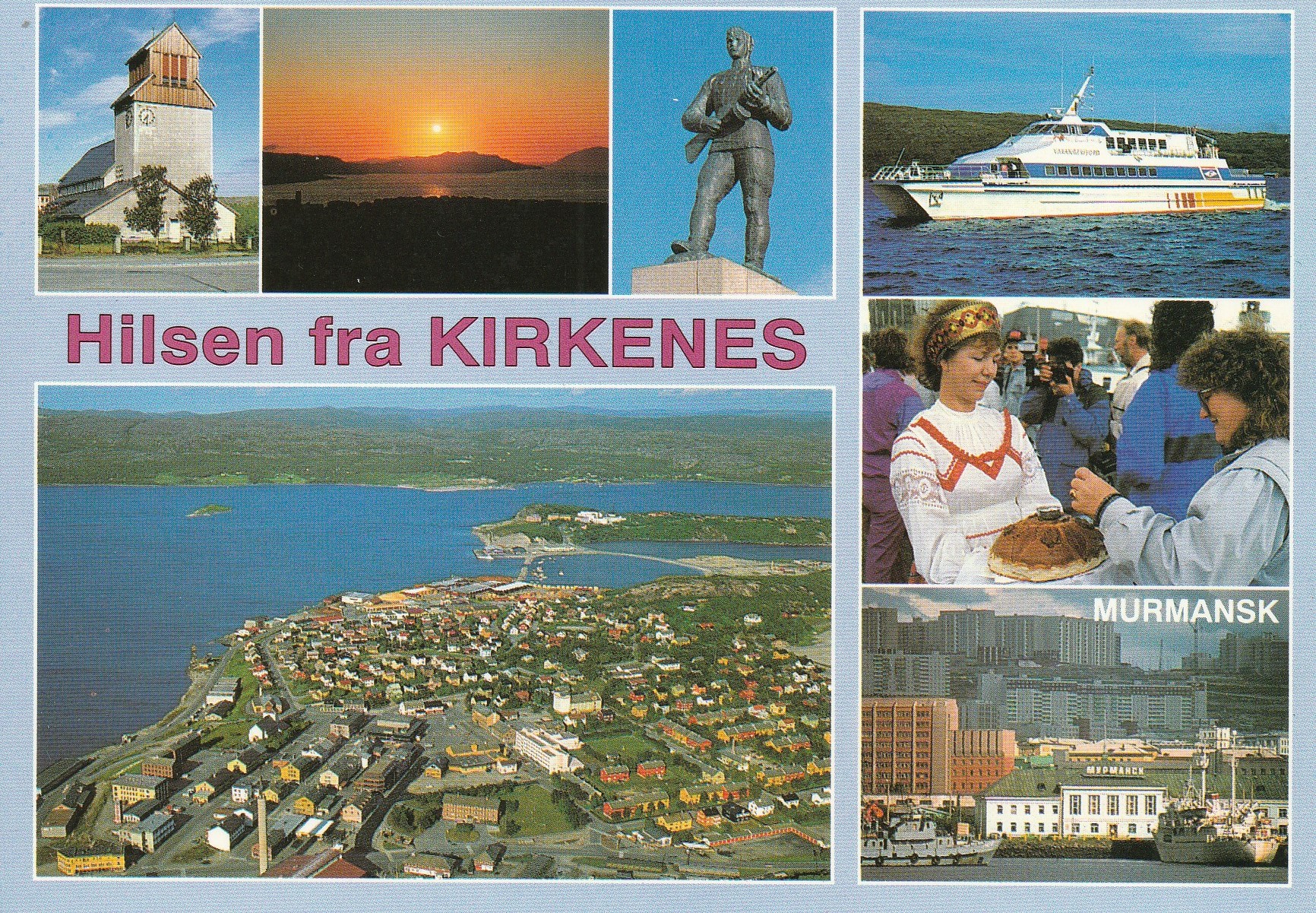 Hilsen fra Kirkenes . Aune M-14749-2