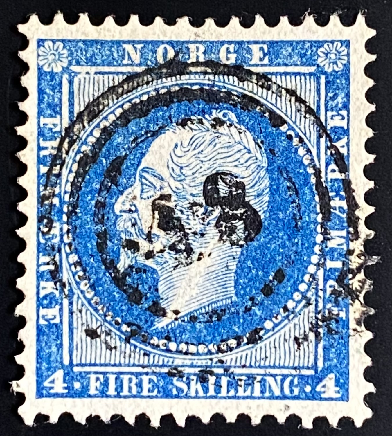 NK 4 Stemplet 3-rings Nr. 48 (Drammen)