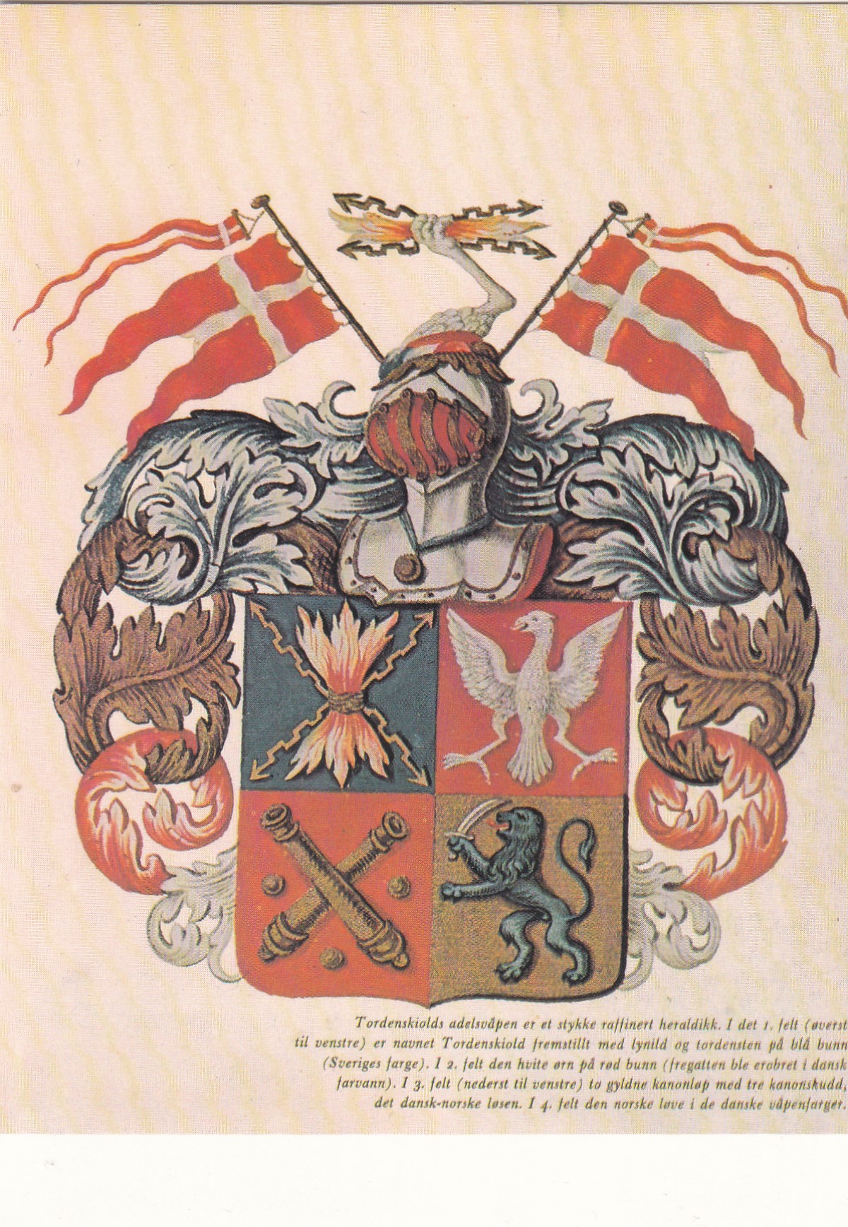 Peter Wessels våpenskjold av 1716. FsH-Produkt