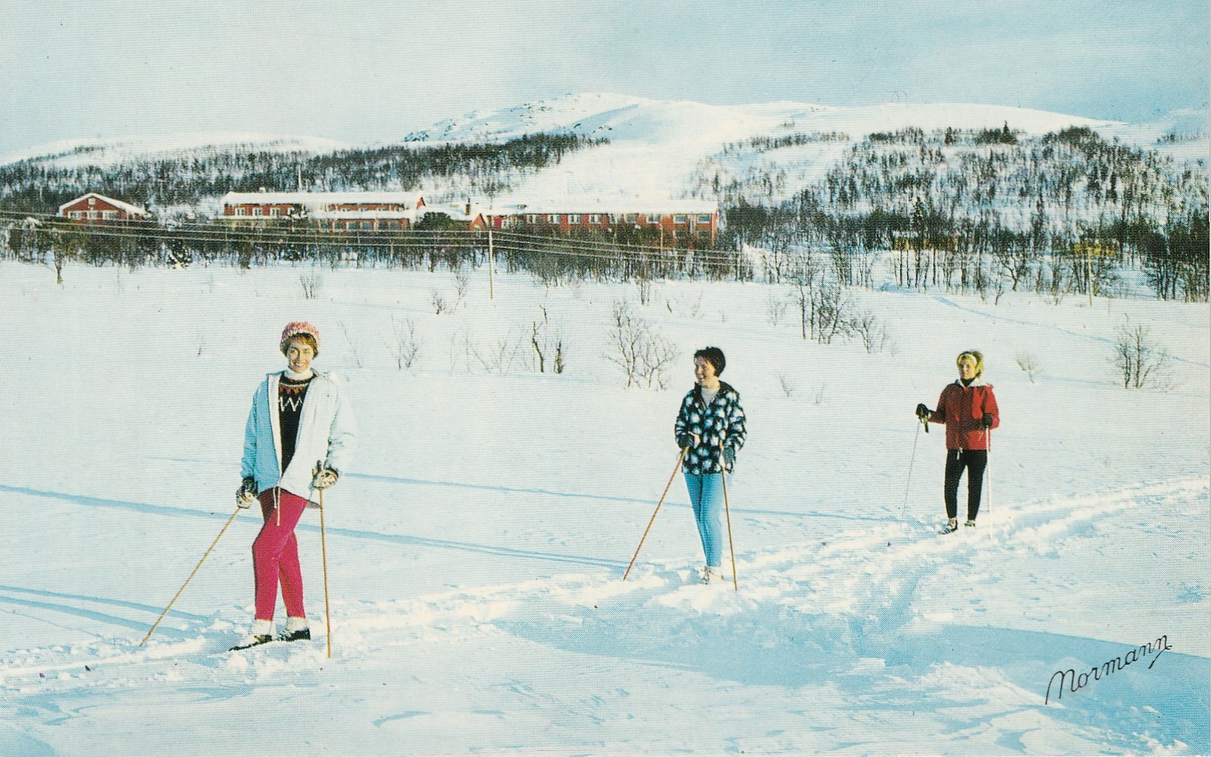 Eldre kort fra Rauland Høgfjellshotell. Normann H-25-35