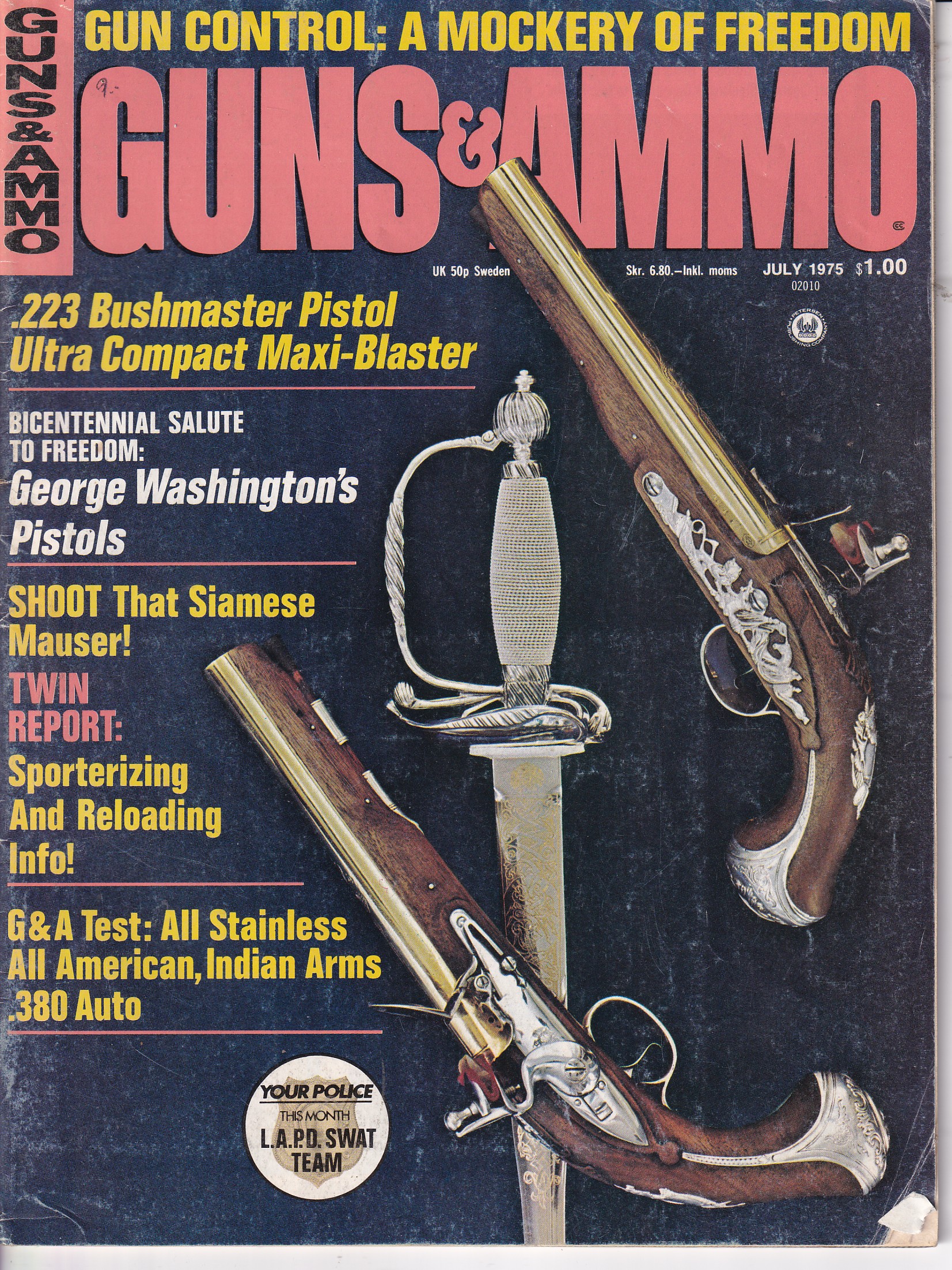Guns & Ammo. July 1975