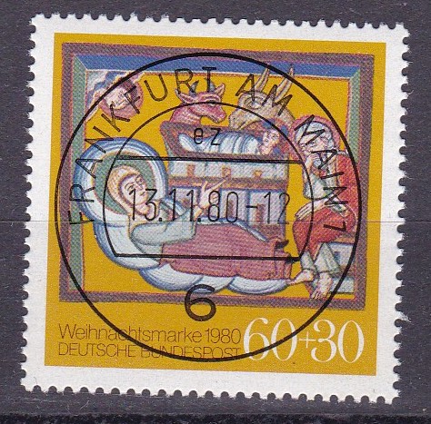 BRD 1980. Michel #  1066. Stemplet merke