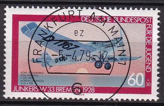 BRD 1979. Michel # 1007. Lux-stemplet merke