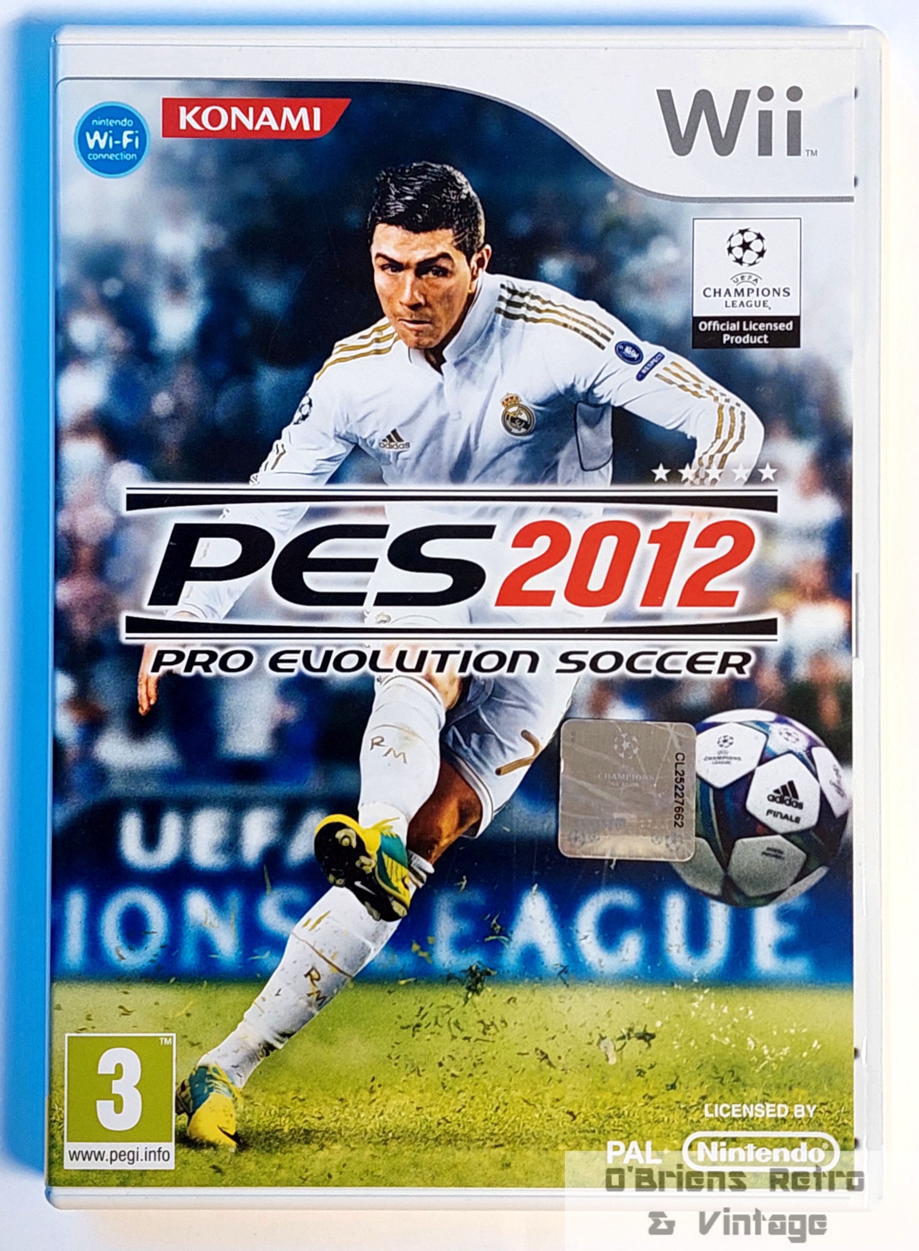 PES 2012 (Pro Evolution Soccer) - Konami - PAL - Nintendo Wii