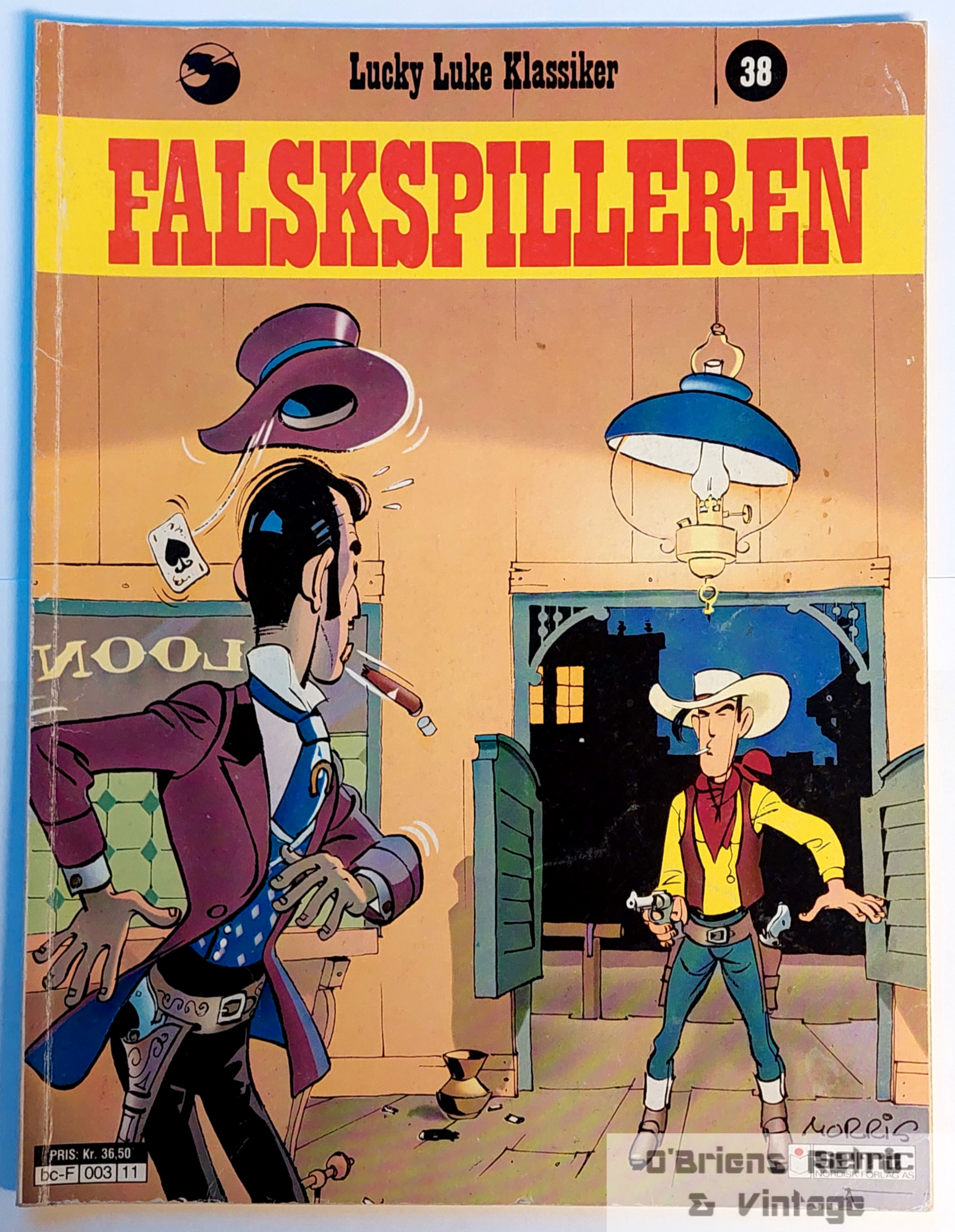 Lucky Luke Klassiker - Nr. 38 - Falskspilleren - Semic - 1981