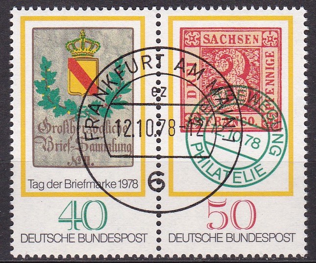 BRD 1978. Michel # 980-981. Lux-stemplet sammentrykk