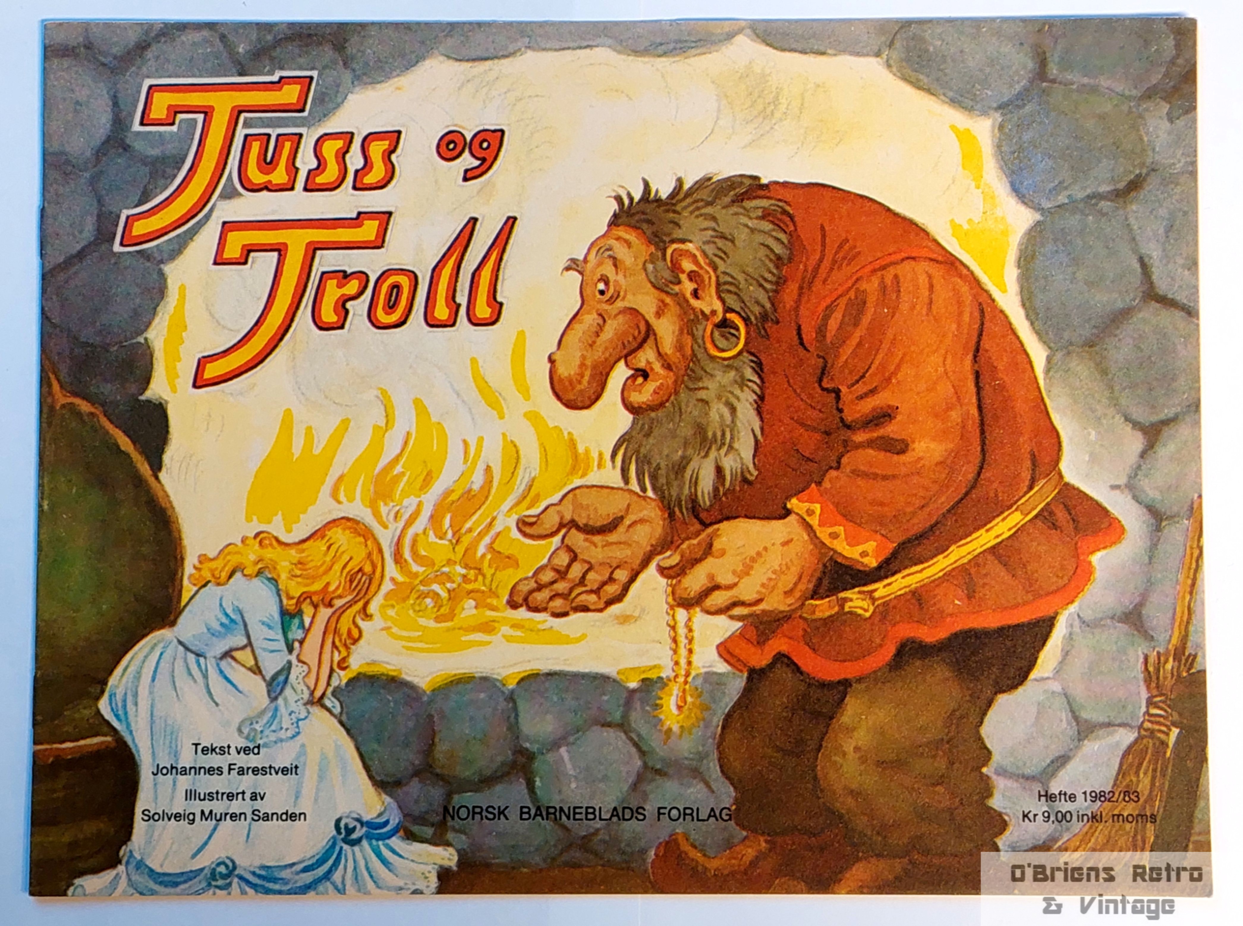 Tuss og Troll - Julehefte 1982/83 - Norsk Barneblads Forlag