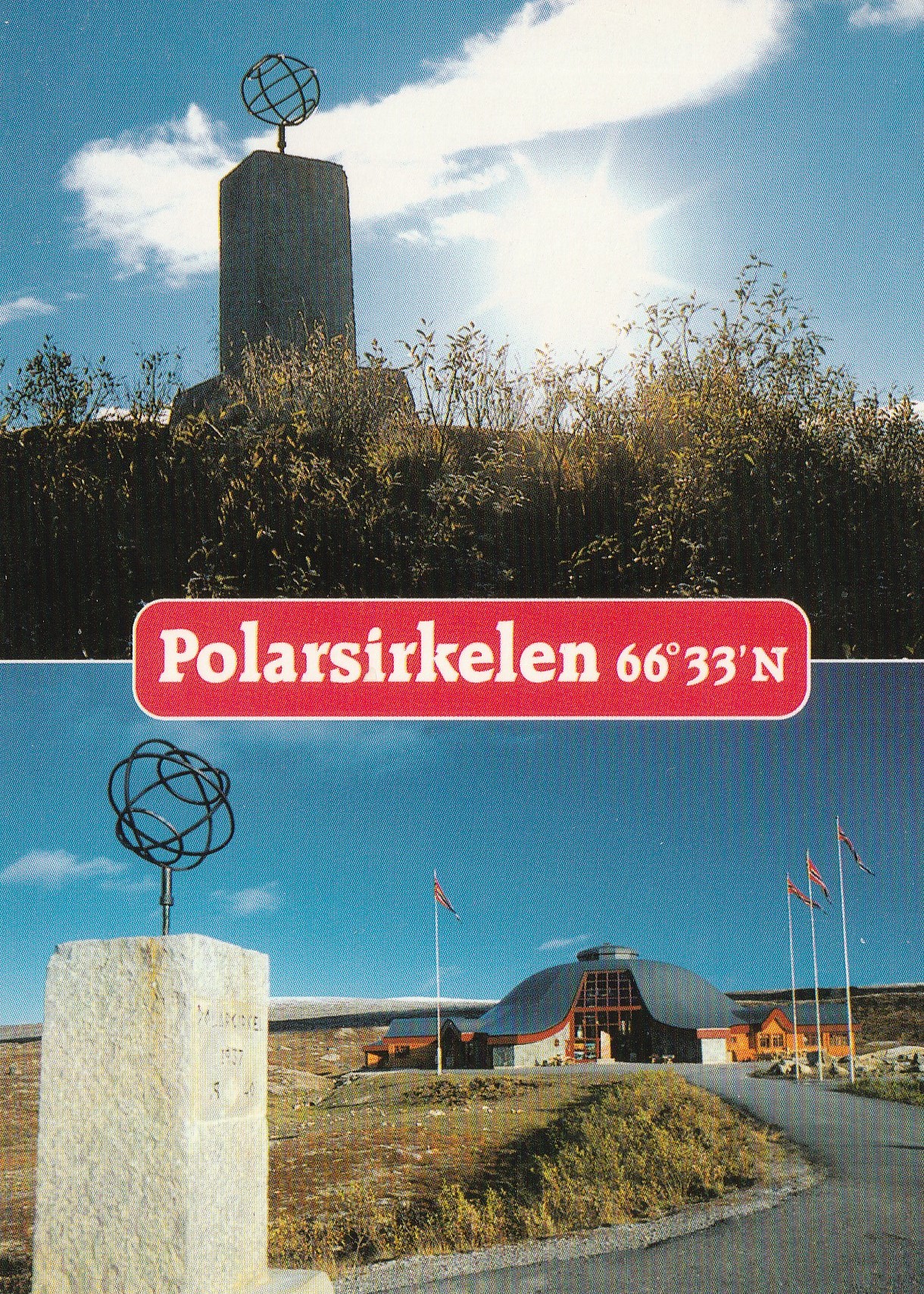 Polarsirkelsenteret på Saltfjellet . To-Foto 96-1883