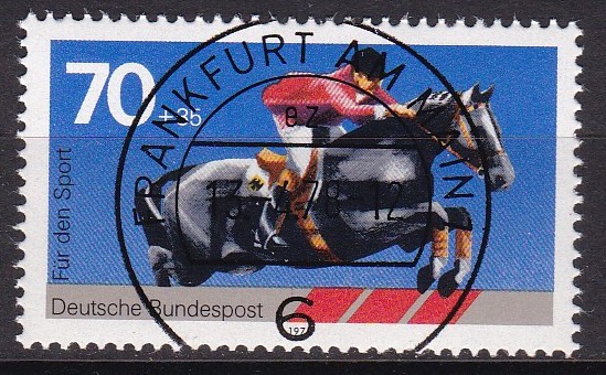 BRD 1978. Michel # 968. Lux-stemplet merke
