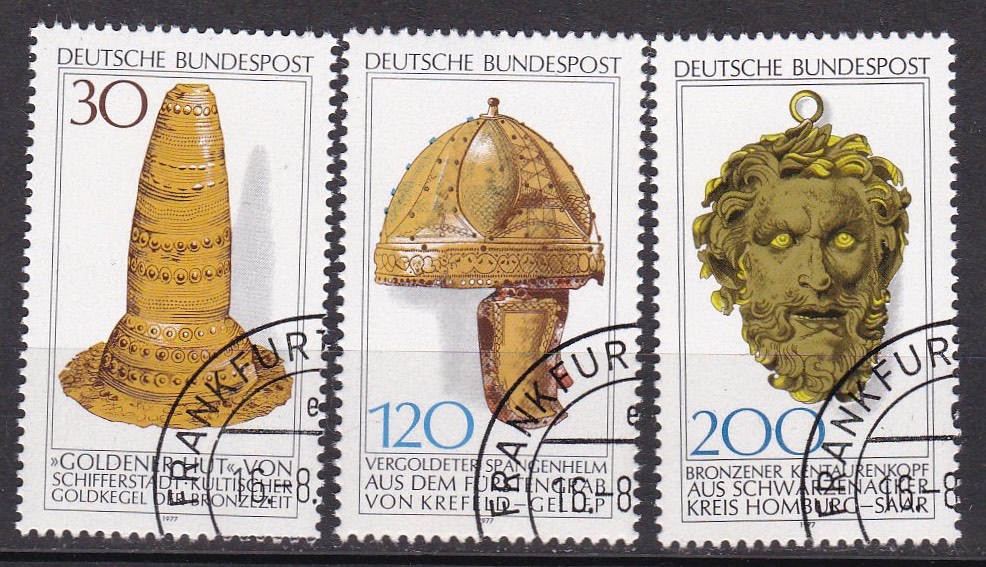 BRD 1977. Michel # 943-945. Stemplet serie