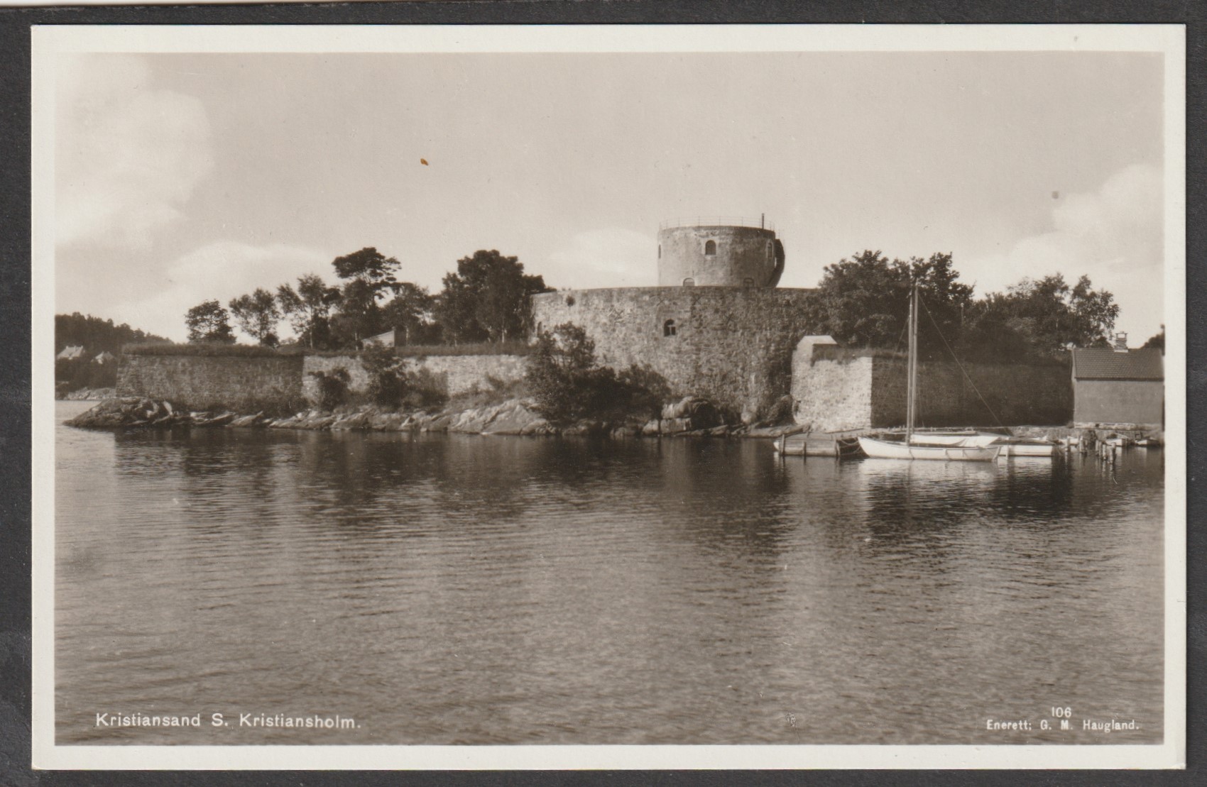 Kristiansand. Kristiansholm. G.M. Haugland 106