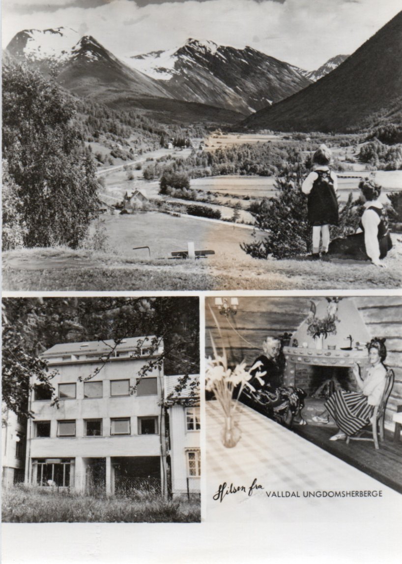 Valldal Undomsherberge. Tre motiver.