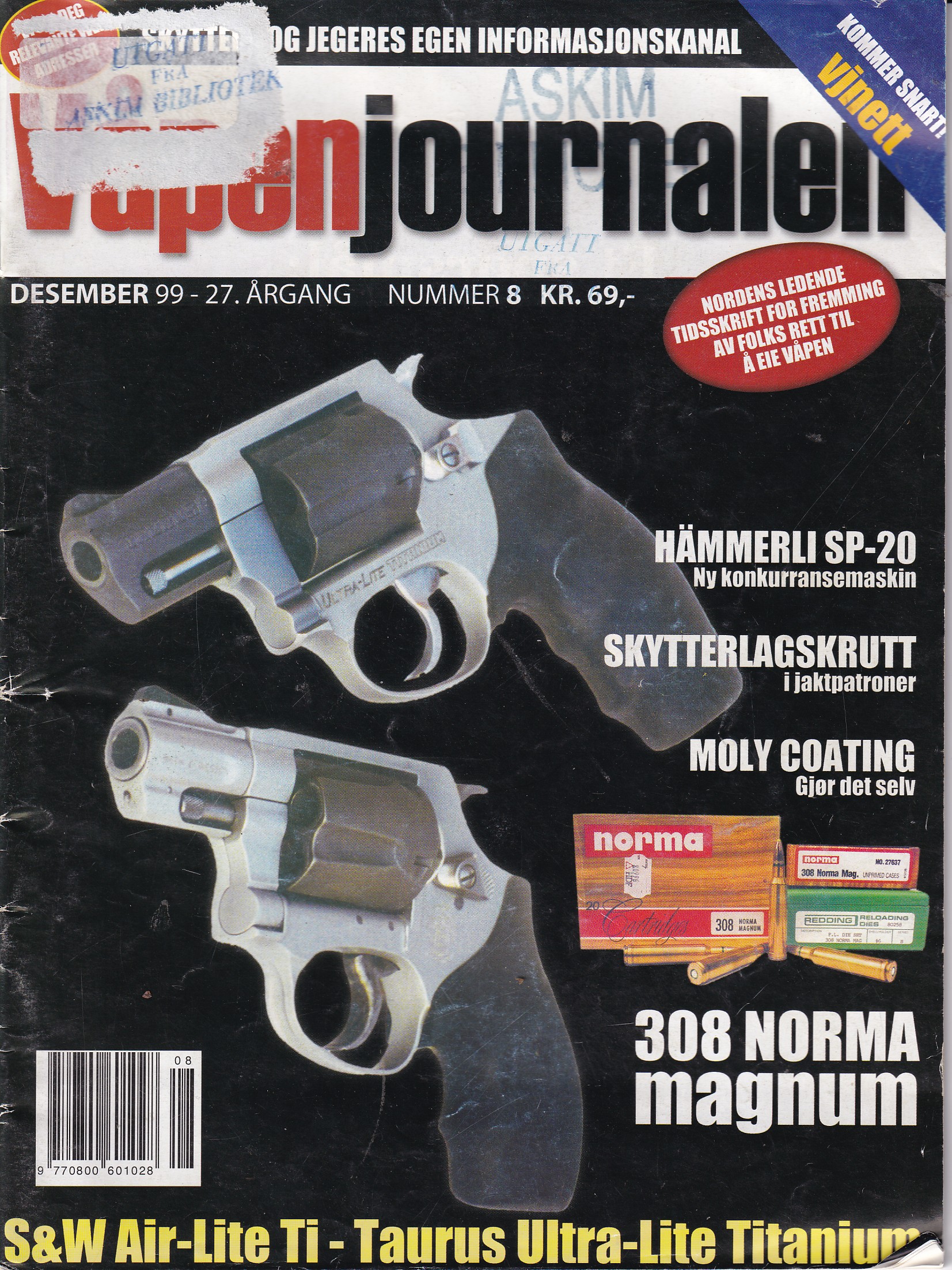 Våpenjournalen.  Desember 1999