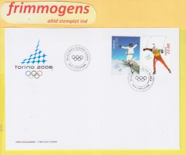 OL i Torino,  Norge FDC NK 1596-97 (49053)