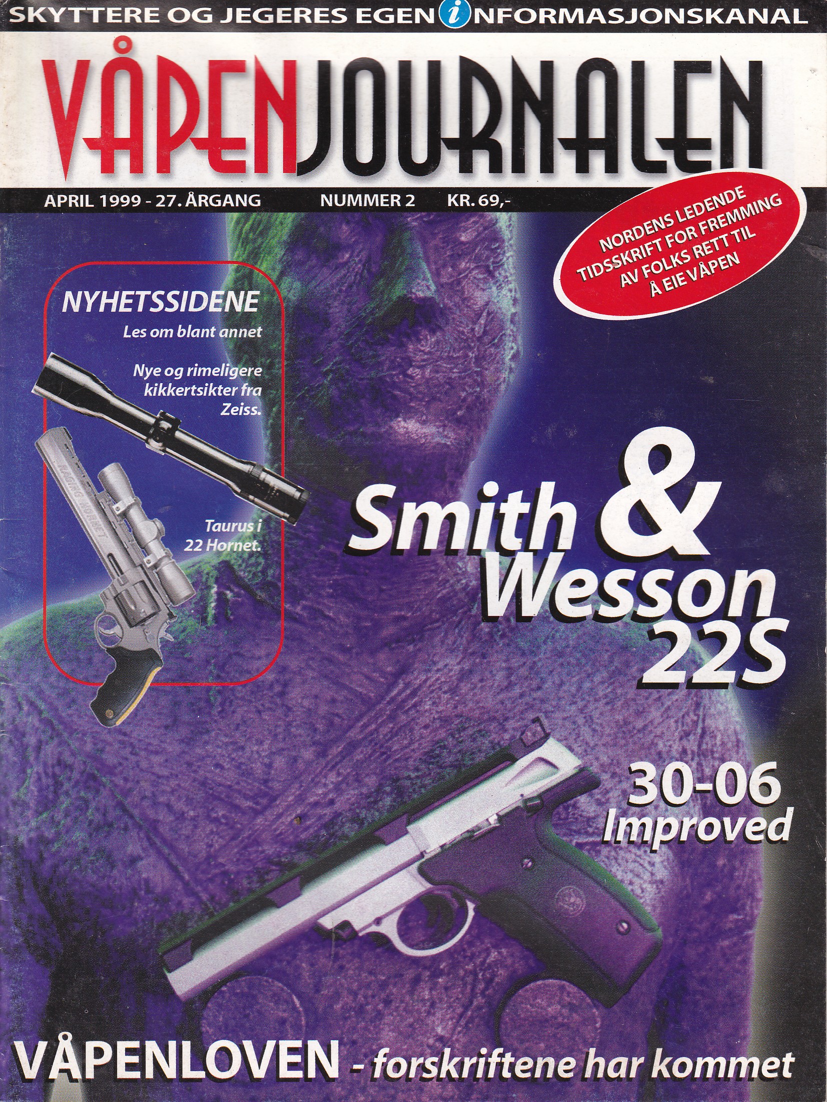 Våpenjournalen.  April 1999