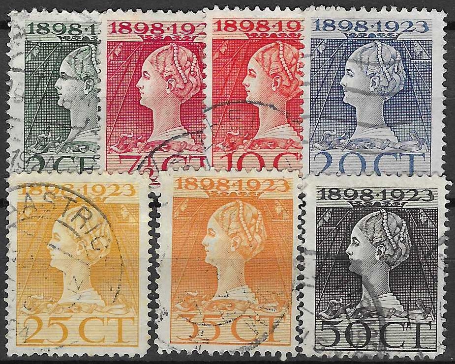 Nederland AFA 123, 125-30 - verdi 180 NOK