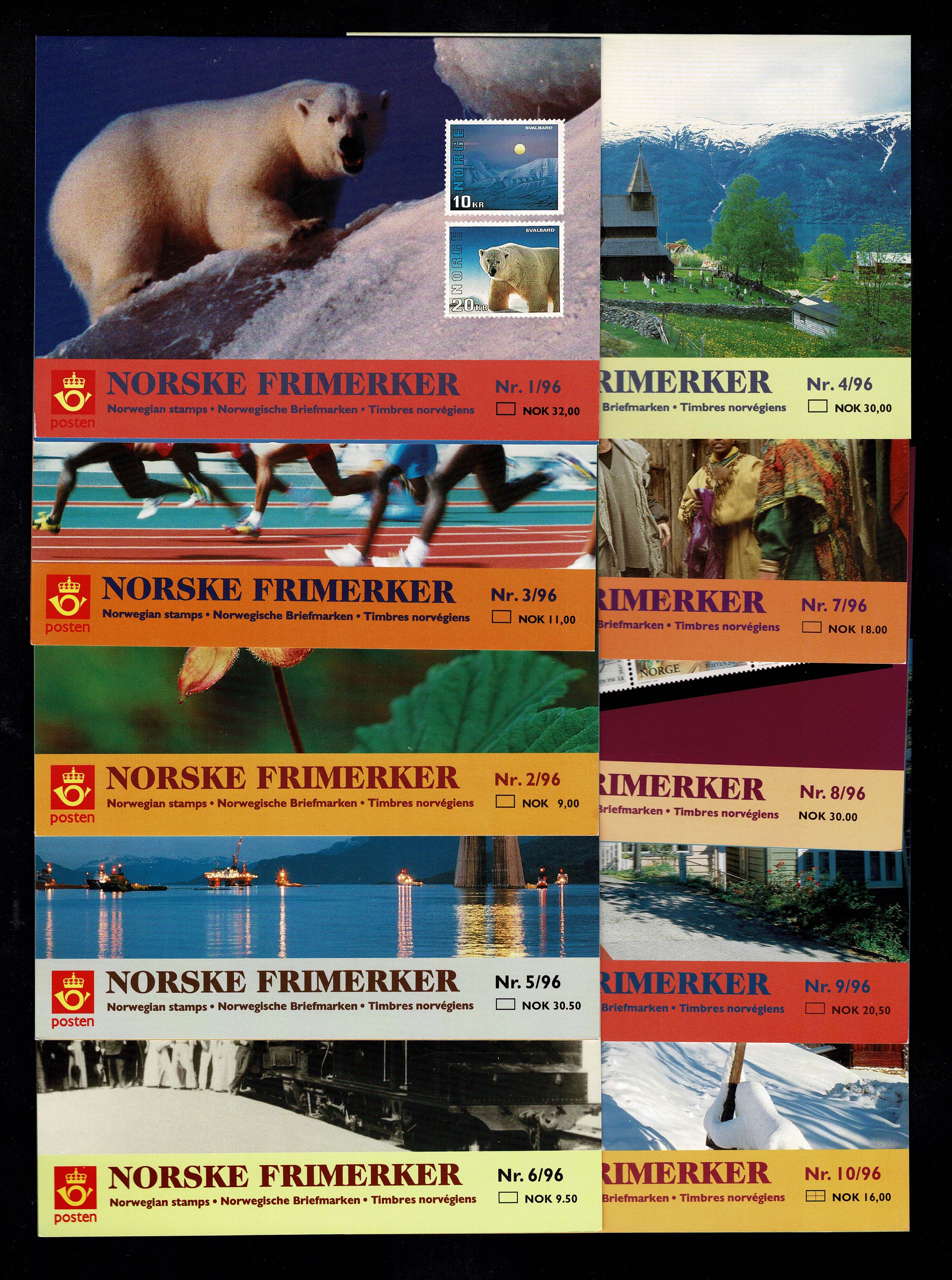 PPP 1996/1-10 Presentasjonpakke ** nominal 179