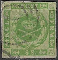 Danmark AFA 8 - verdi 1.950 NOK