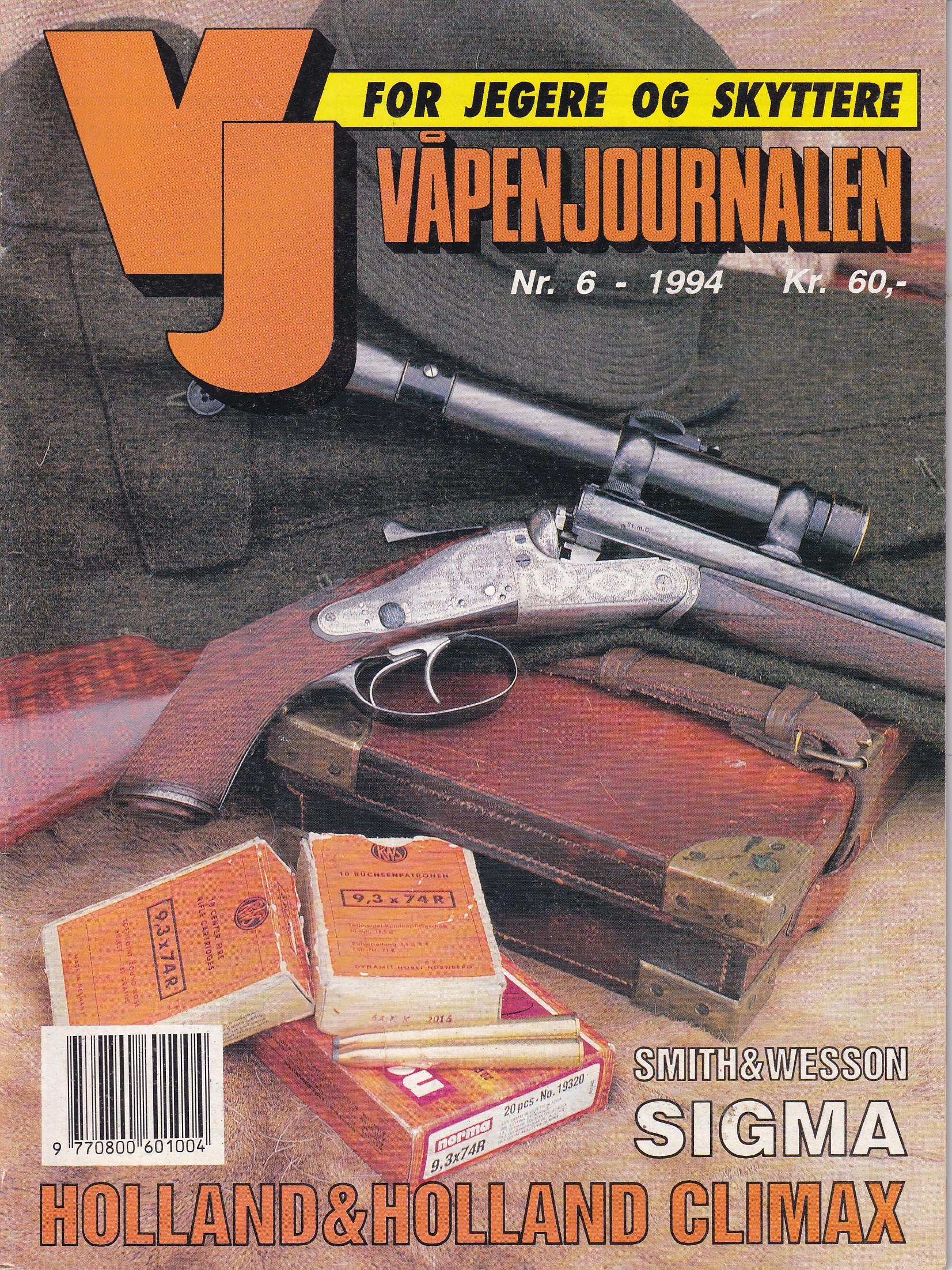 VJ Våpenjournalen.  1994 Nr. 6