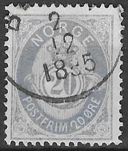 Norge NK 40 Iax klassificert af H.J. Enger  - verdi 250 NOK