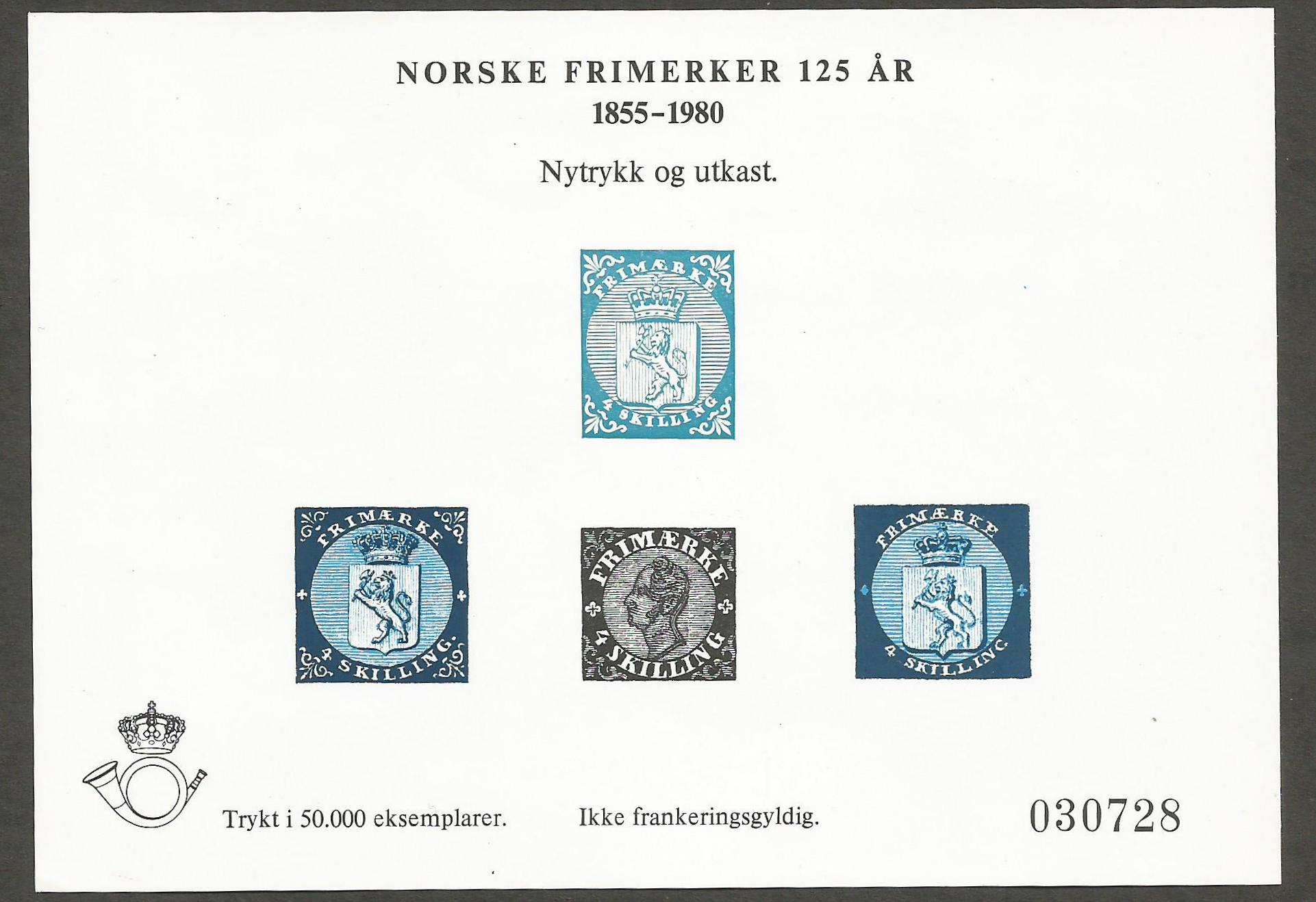 Norske Frimerker 125 år