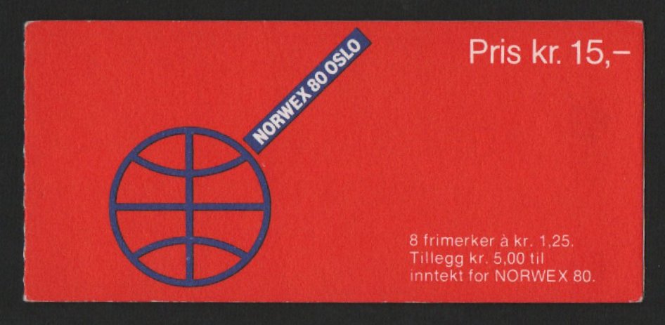 NK 823-830 S7 Komplett 8-blokk hefte postfrisk