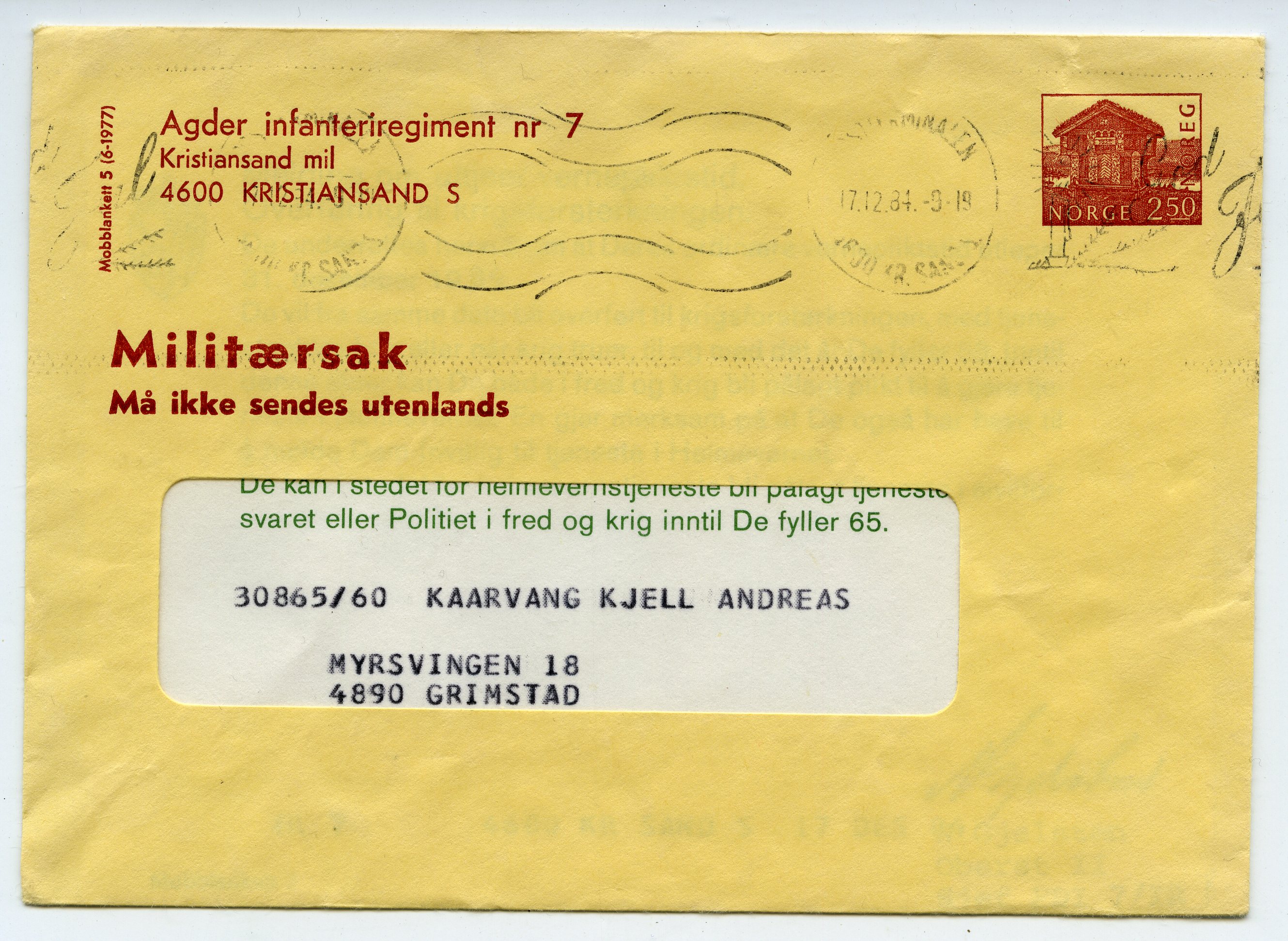 Militærsak. nor44
