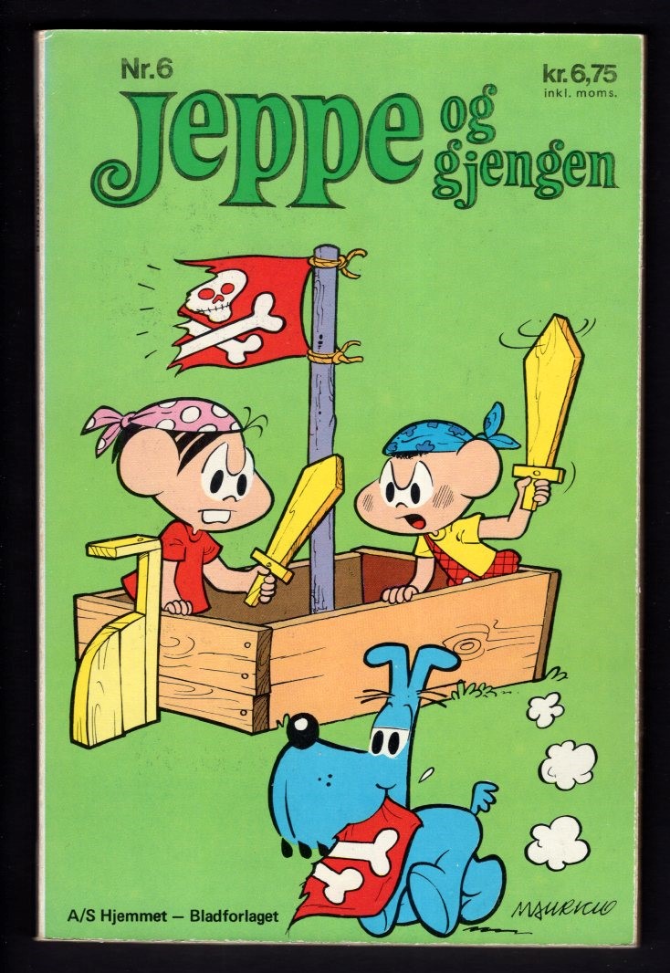 JEPPE OG GJENGEN 1978 NR 6 * KVALITET: VG/FN