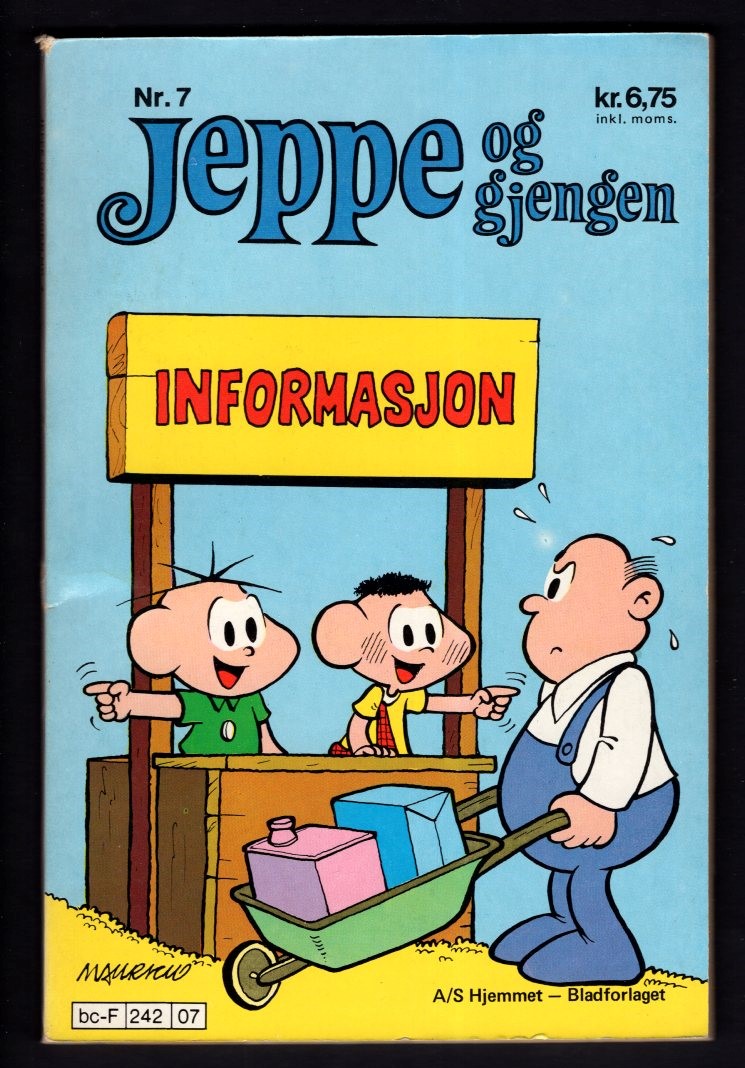JEPPE OG GJENGEN 1978 NR 7 * KVALITET: VG+
