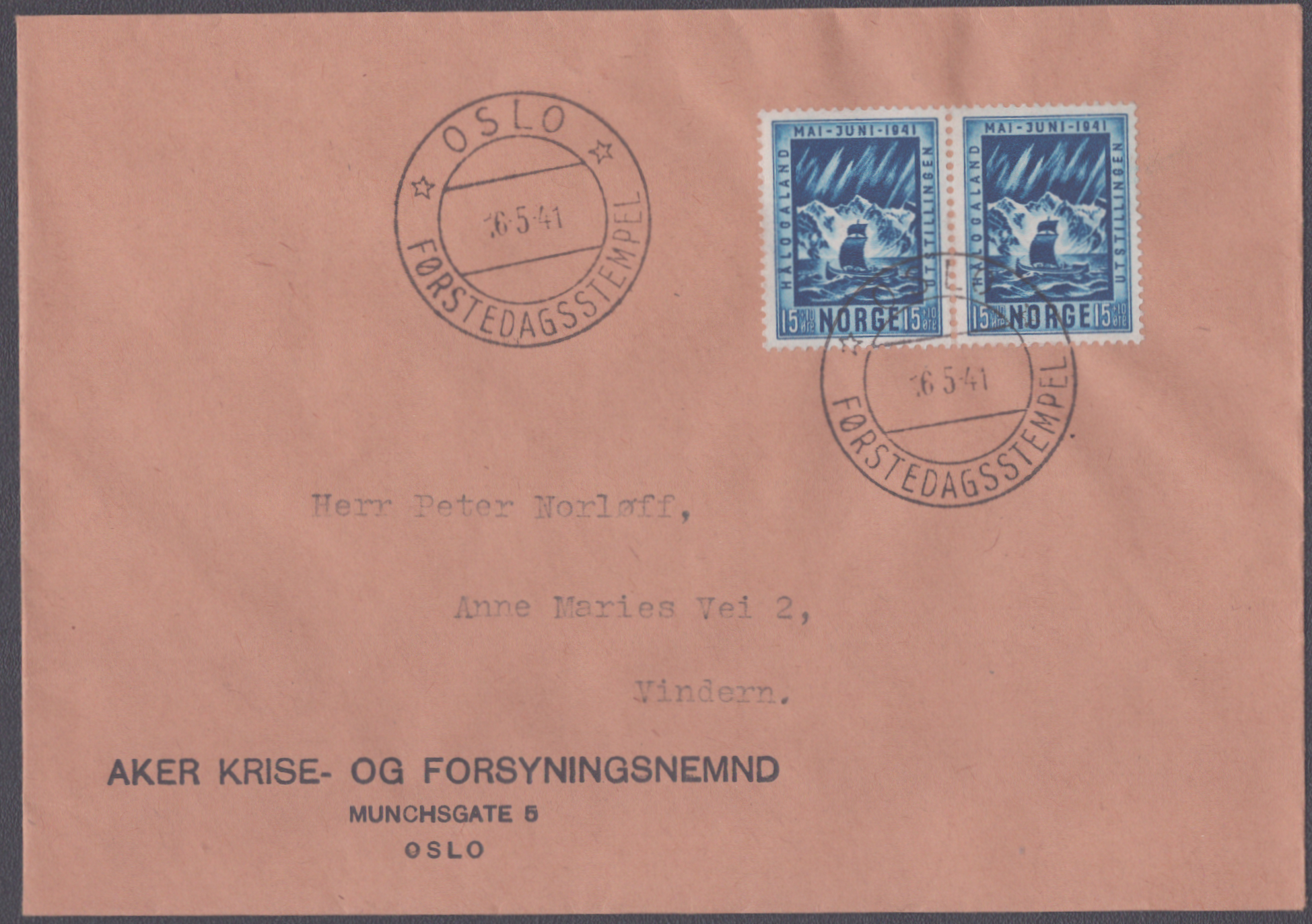 FDC 1941 NK254
