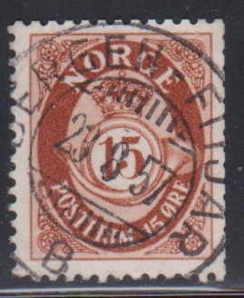 Nk 390. Bergen-Fitjar B 23 8 57.