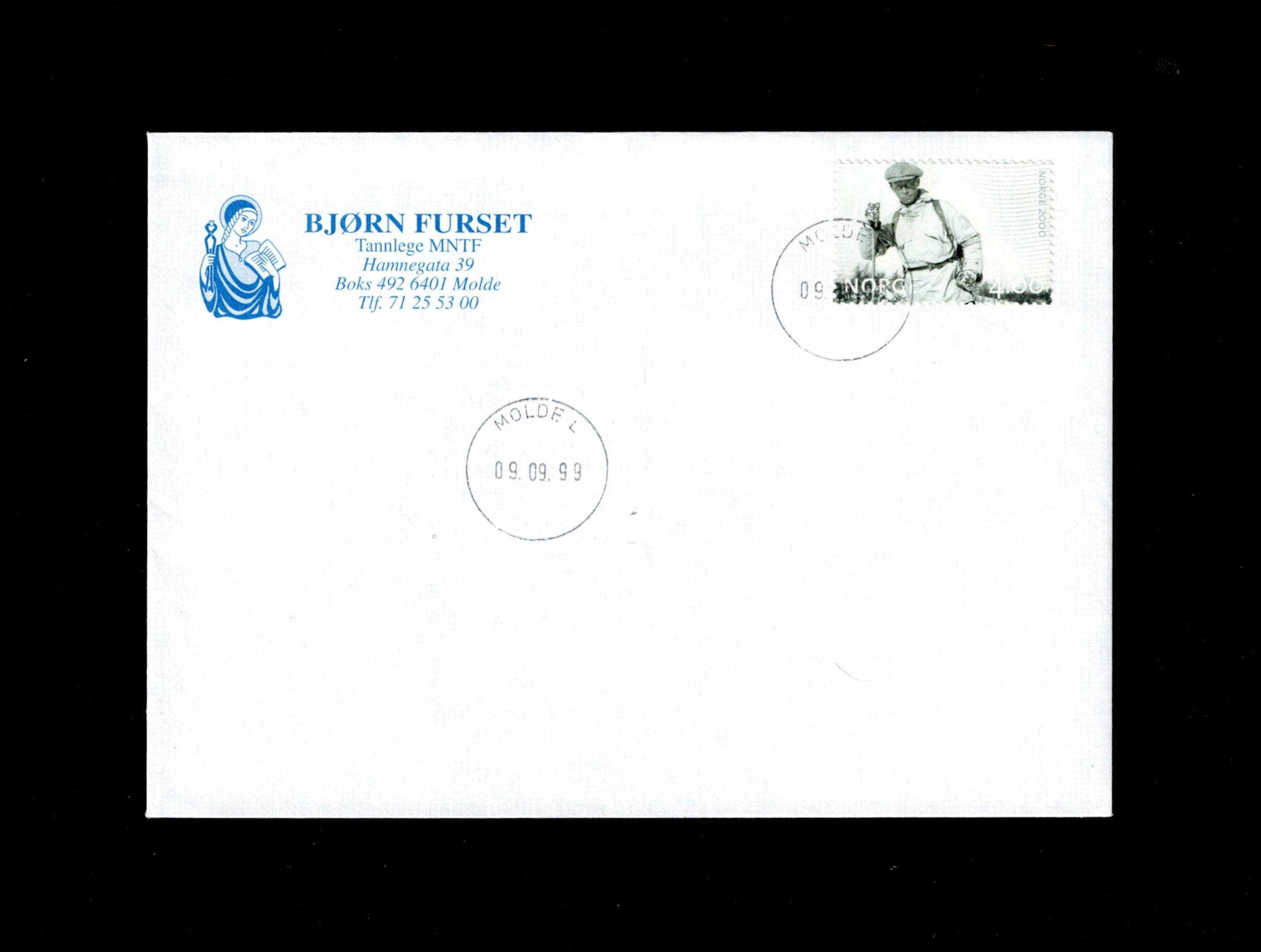 FDC 1999 NK1371 MOLDE vignet MNTF