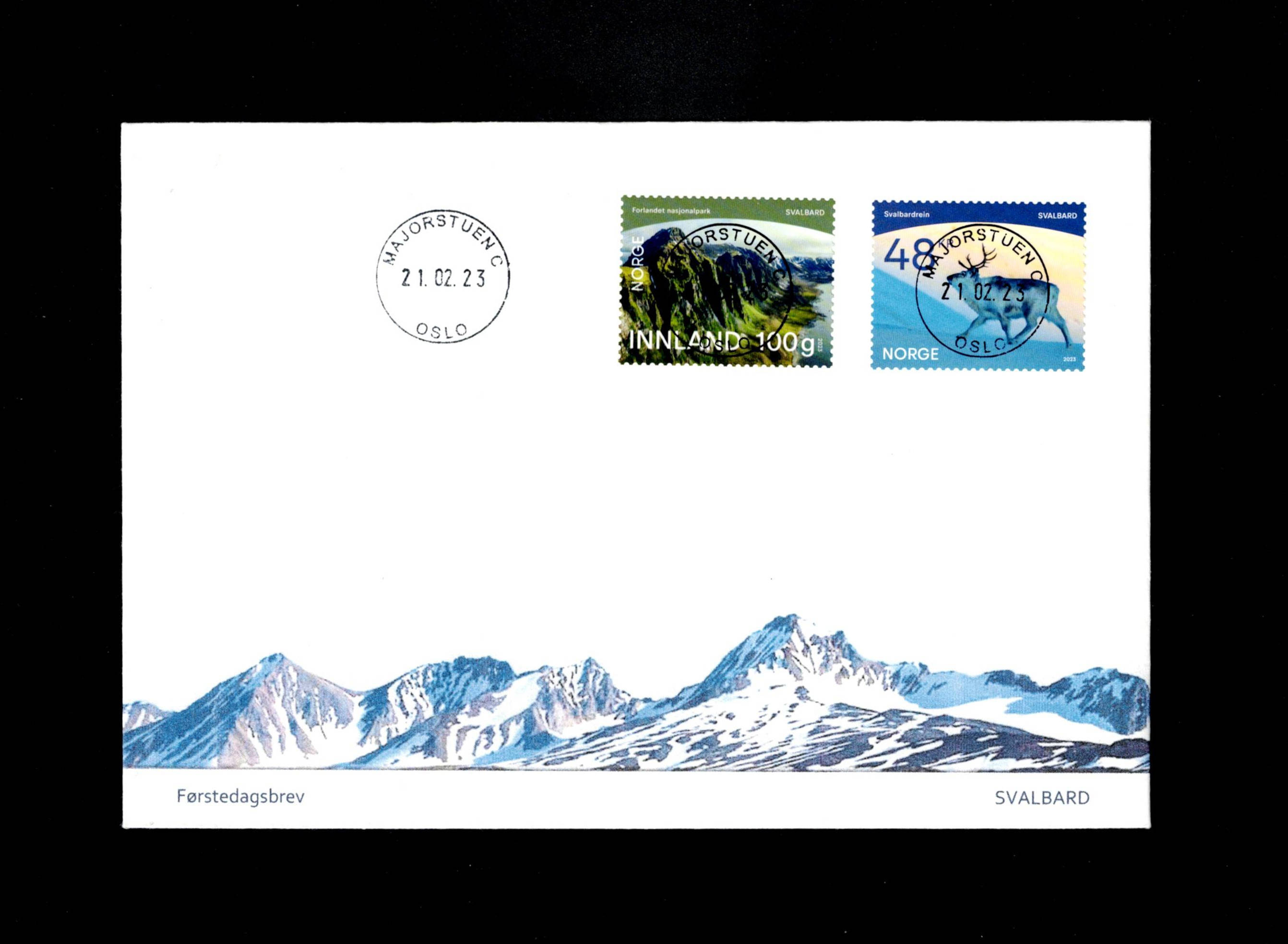 FDC 2023 NK2089-2090 Majorstuen vignet MP (få)