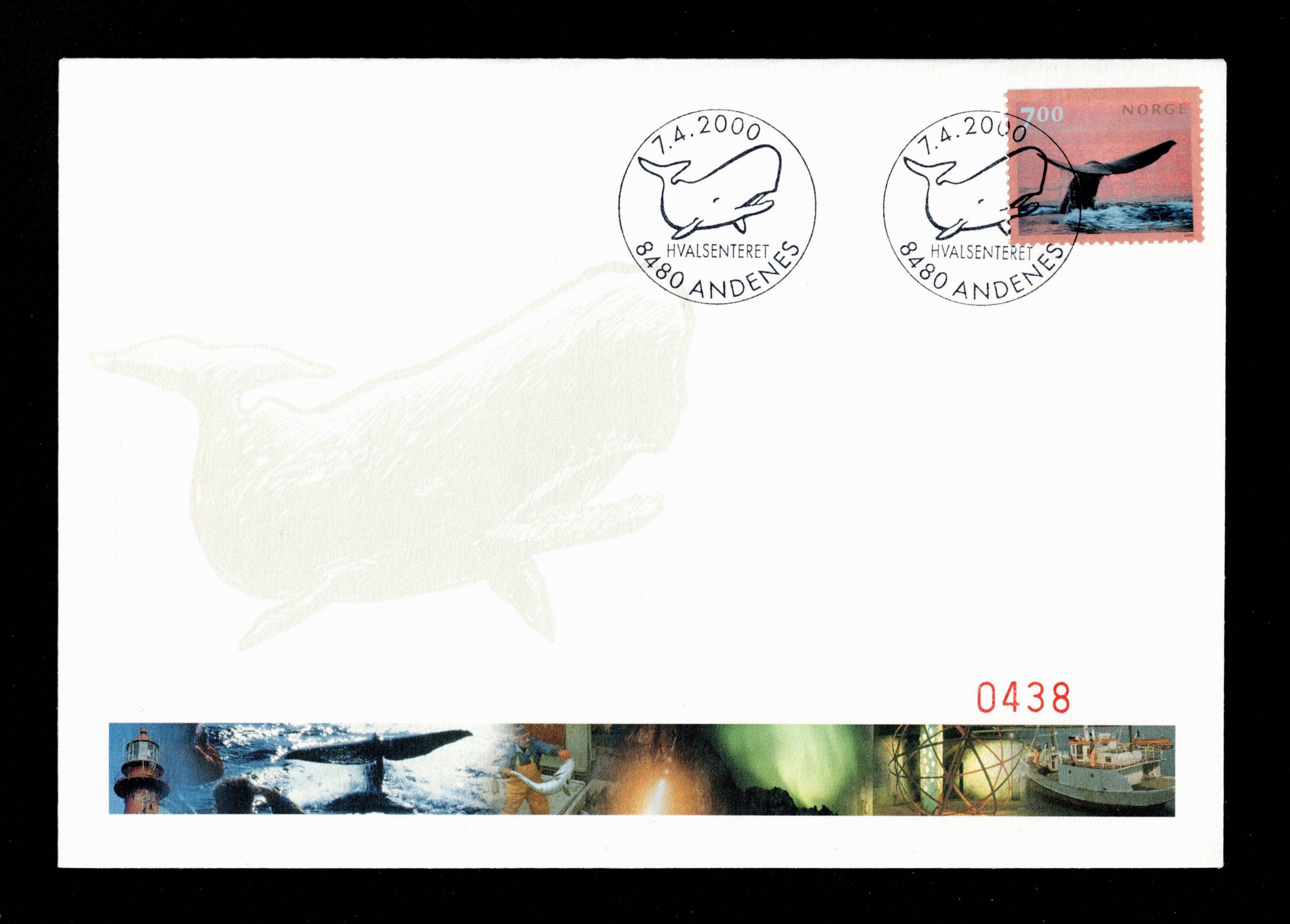 FDC 2000 NK1393 ANDENES vignet Hvalsenteret