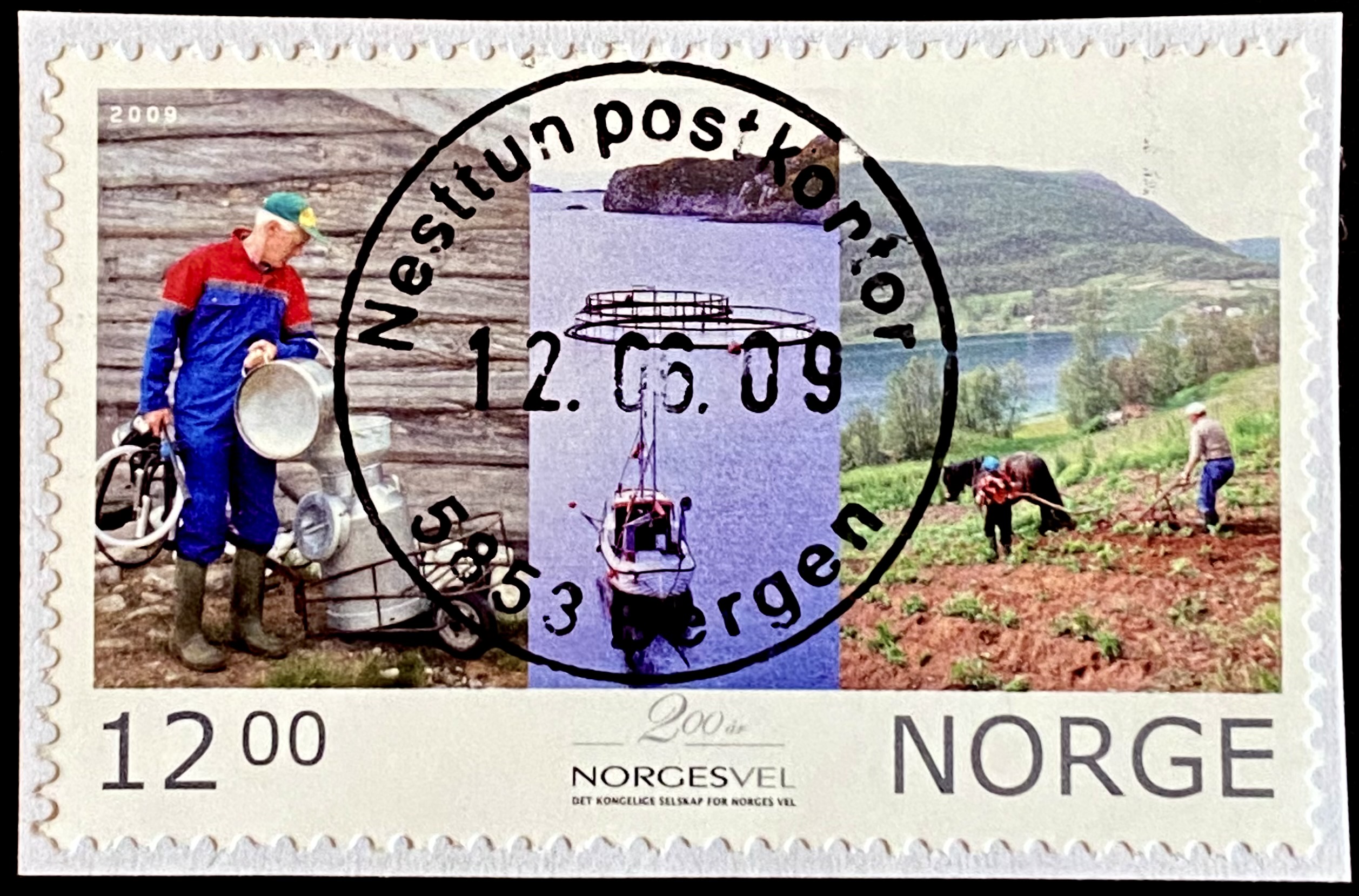 NK 1723 Bergen Nesttun Postkontor 1.dag