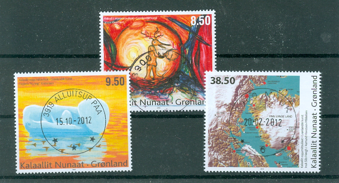 Grønland, AFA: 611 - 13, stpl