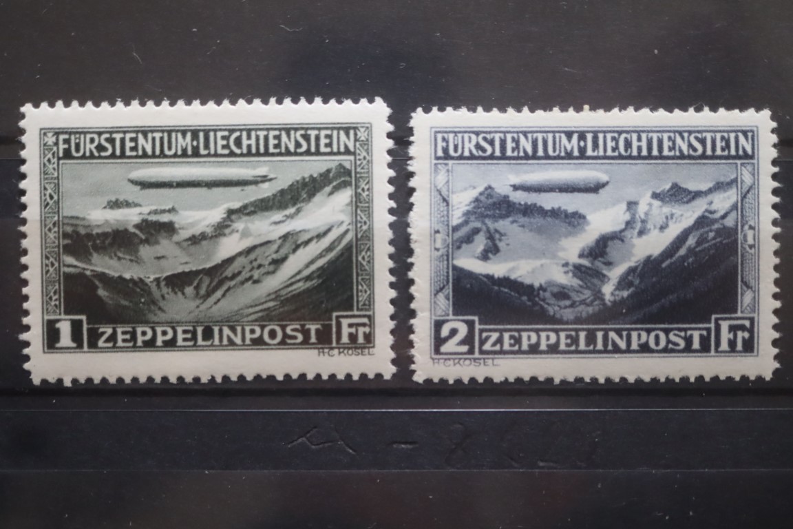 Godt Sæt Zeppelinpost - AFA 8.320 NOK - postfrisk