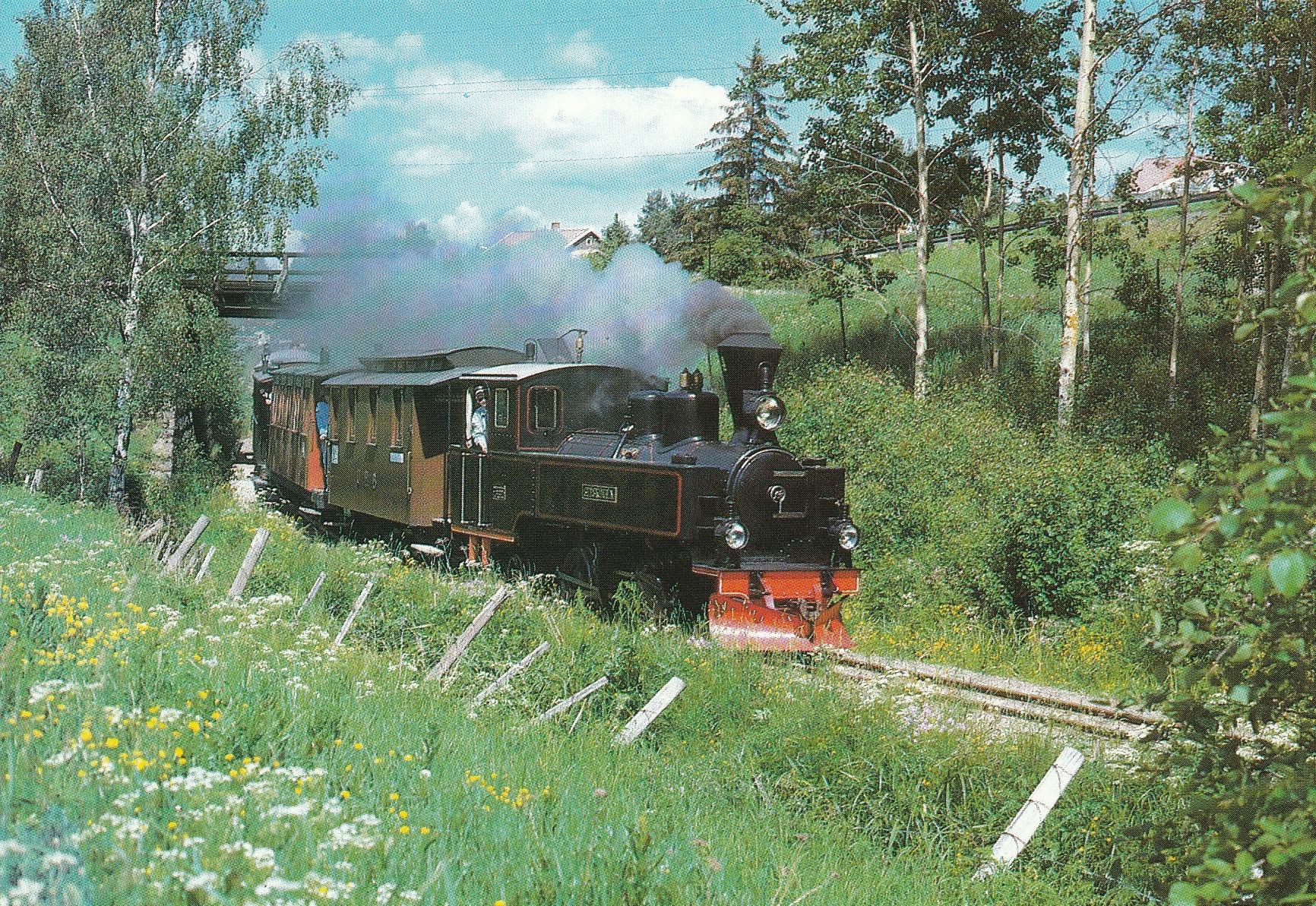 "Tertitten" , Urskog - Hølandsbanen. Lok nr 4  Borgersen Unum