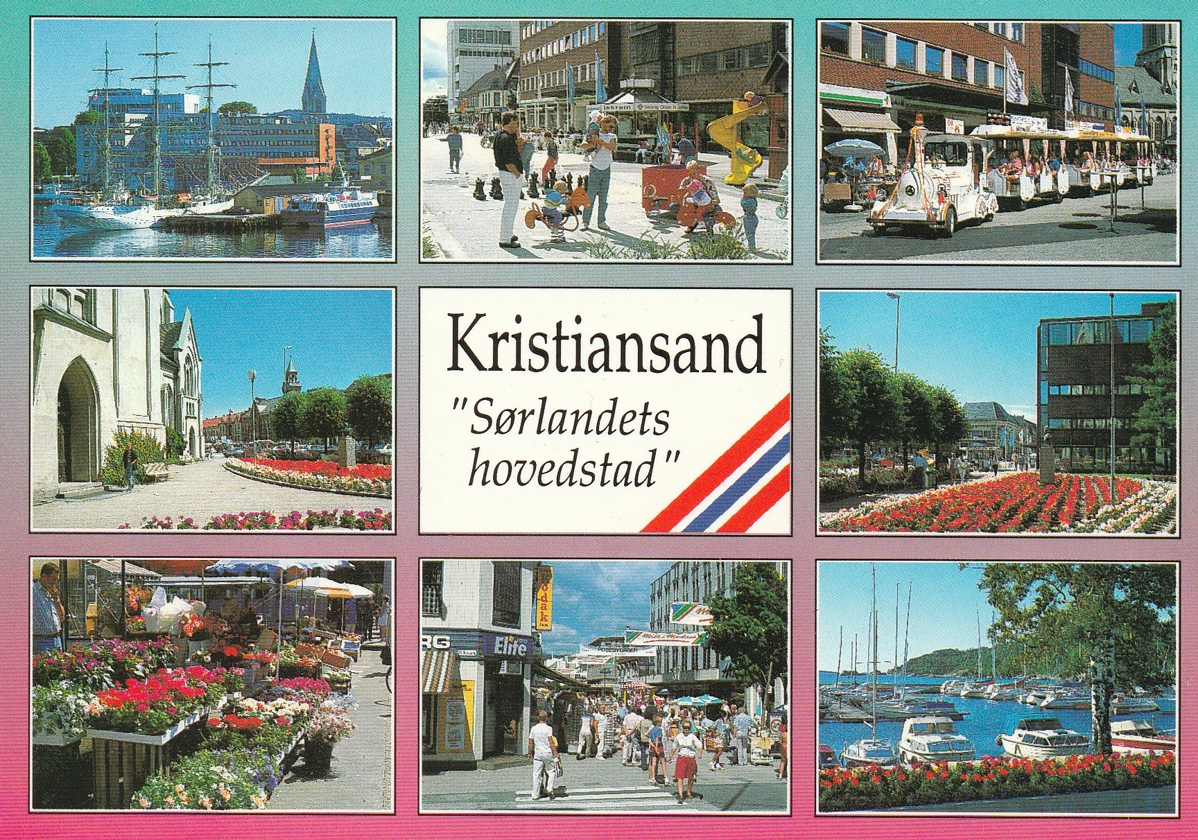 Kristiansand . "Sørlandets hovedstad" . Aune M-13932-1