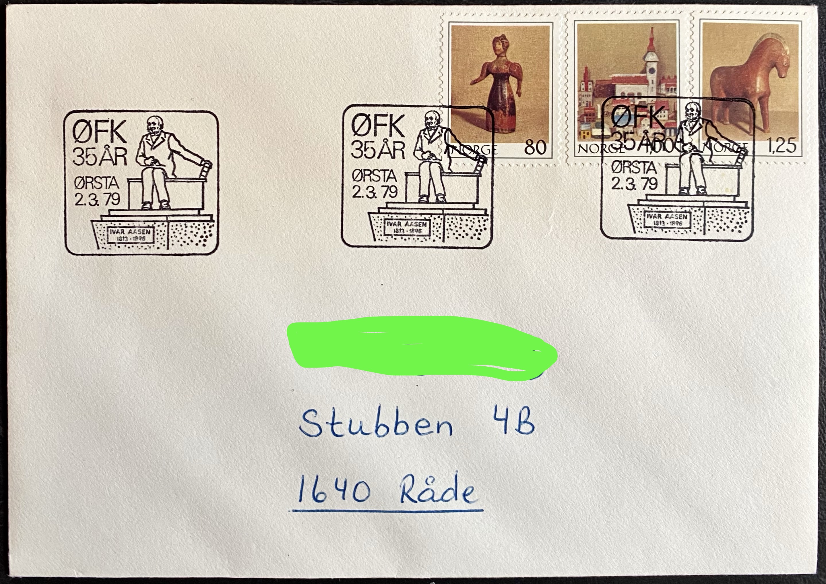 Brev Ørsta FK 35 År 2.3.79