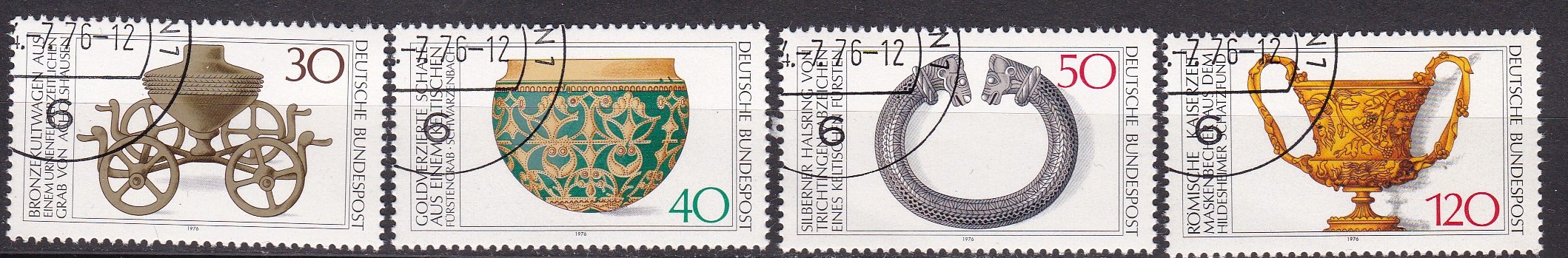 BRD 1976. Michel # 897-900. Stemplet serie