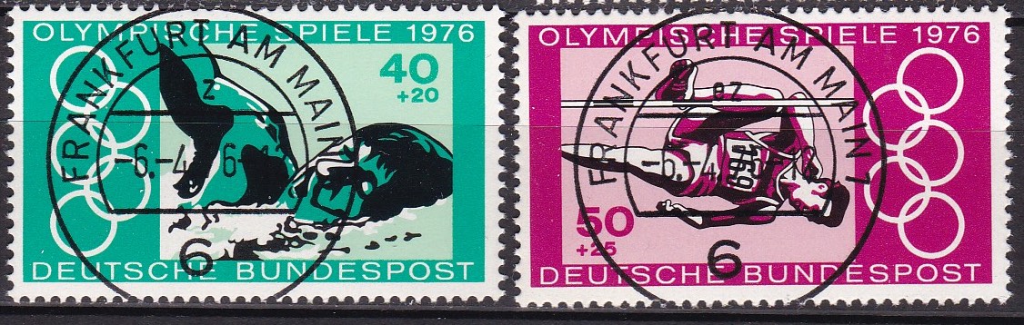 BRD 1976. Michel # 886-887. Lux-stemplet serie